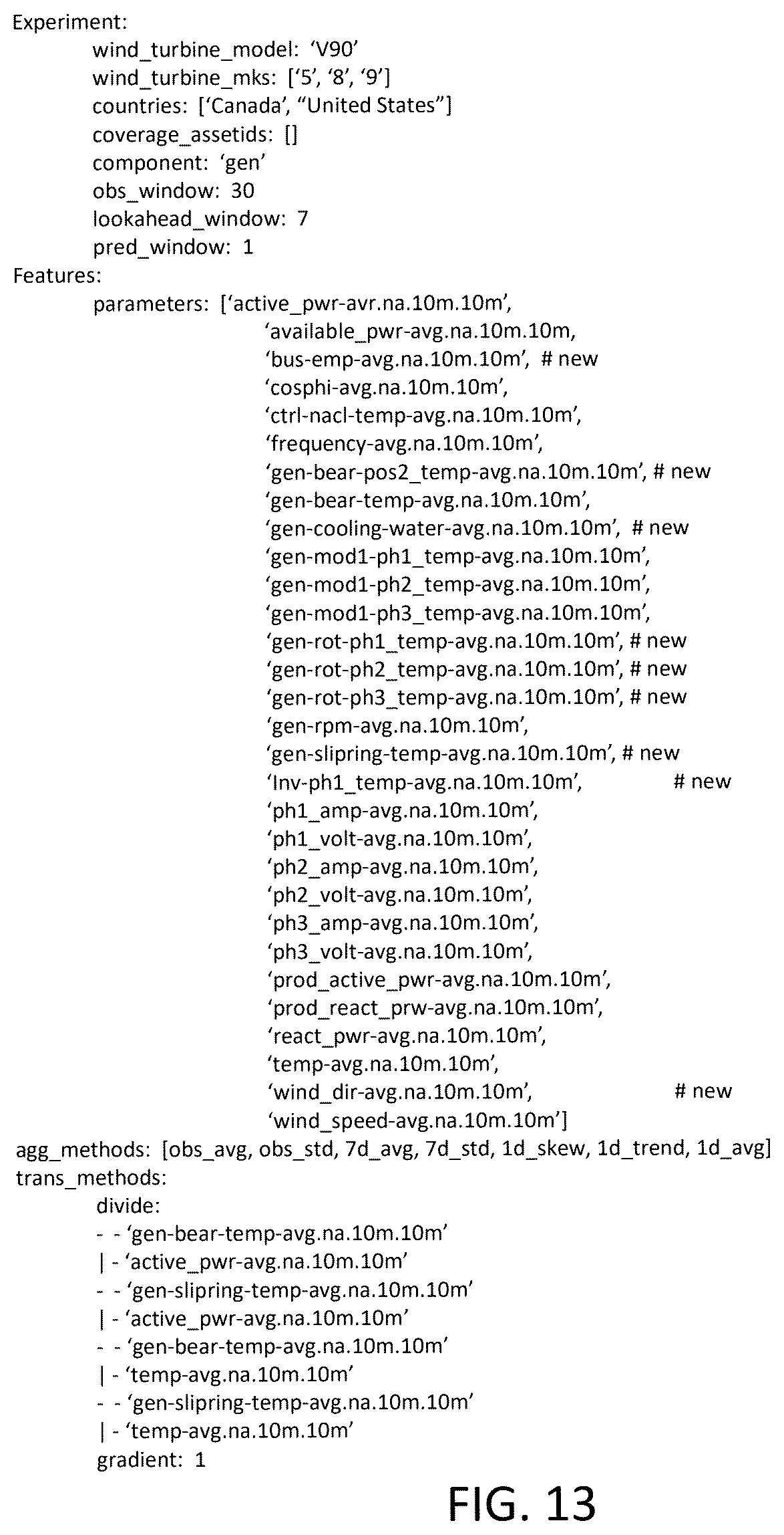 Patent US12333222 Figure 13 – Scalable system and engine for forecasting wind turbine failure