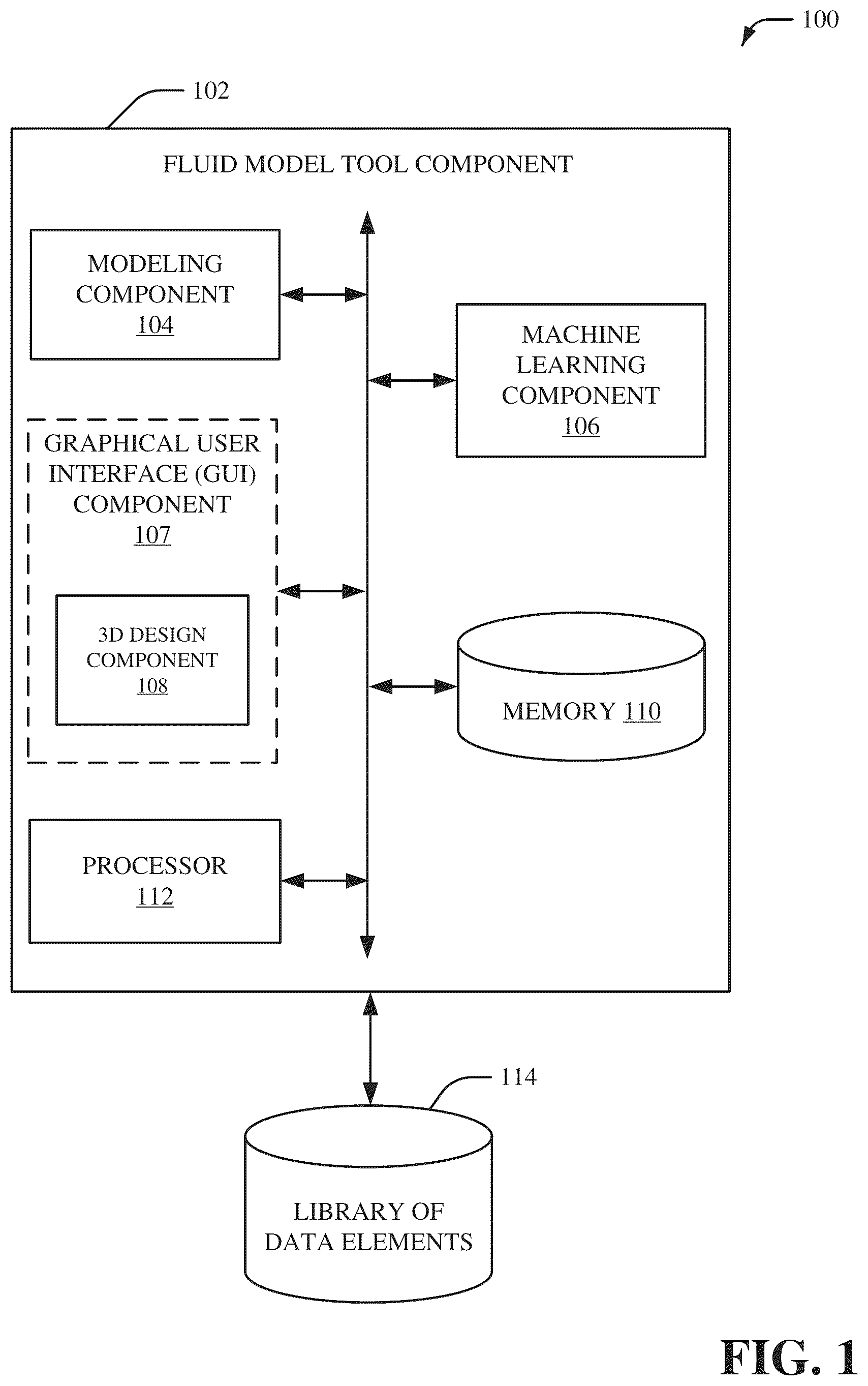 Patent US12333224 Figure 1 – Systems and methods for overlaying and integrating computer aided design (CAD) drawings with fluid models