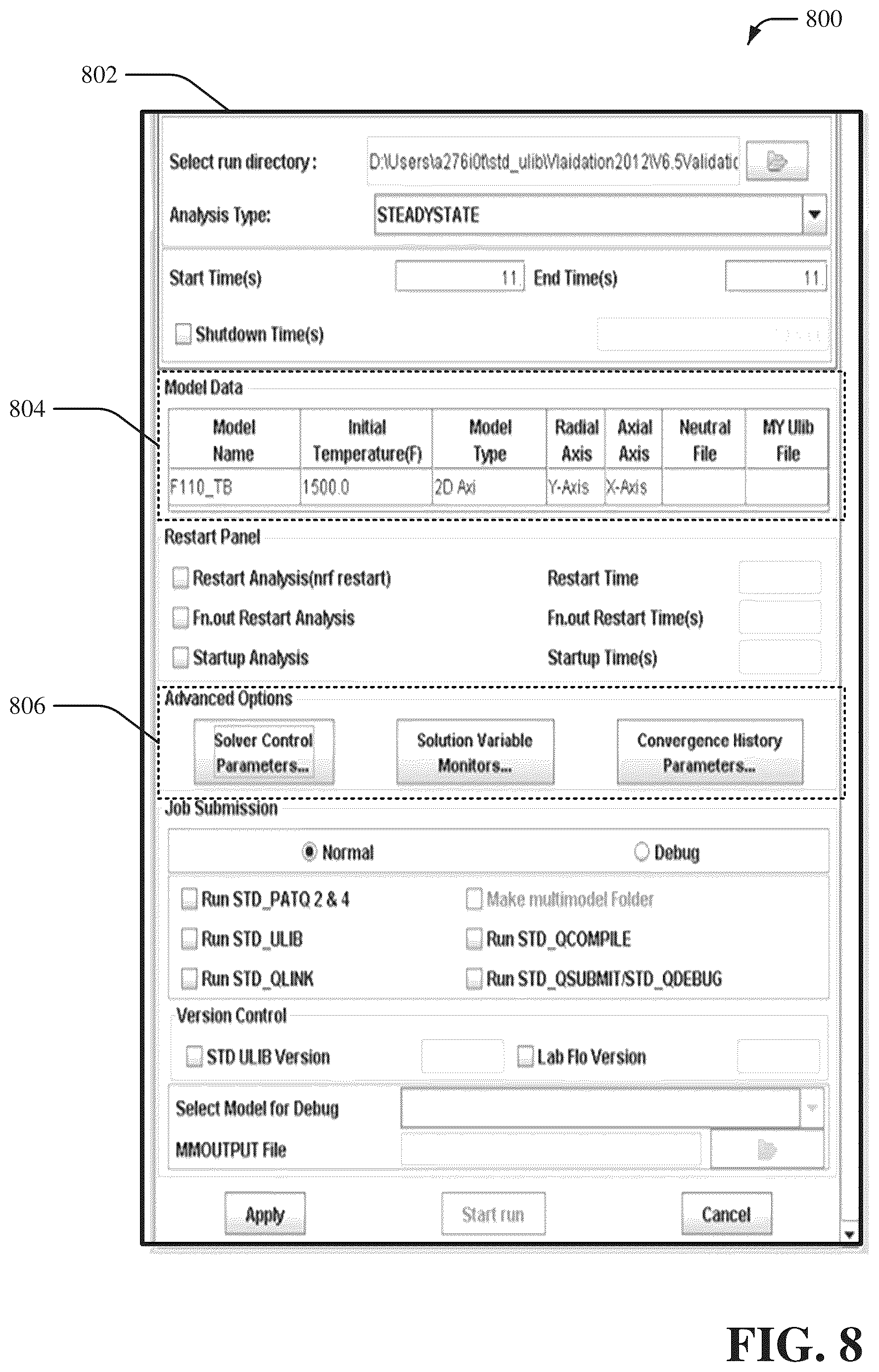 Patent US12333224 Figure 8 – Systems and methods for overlaying and integrating computer aided design (CAD) drawings with fluid models