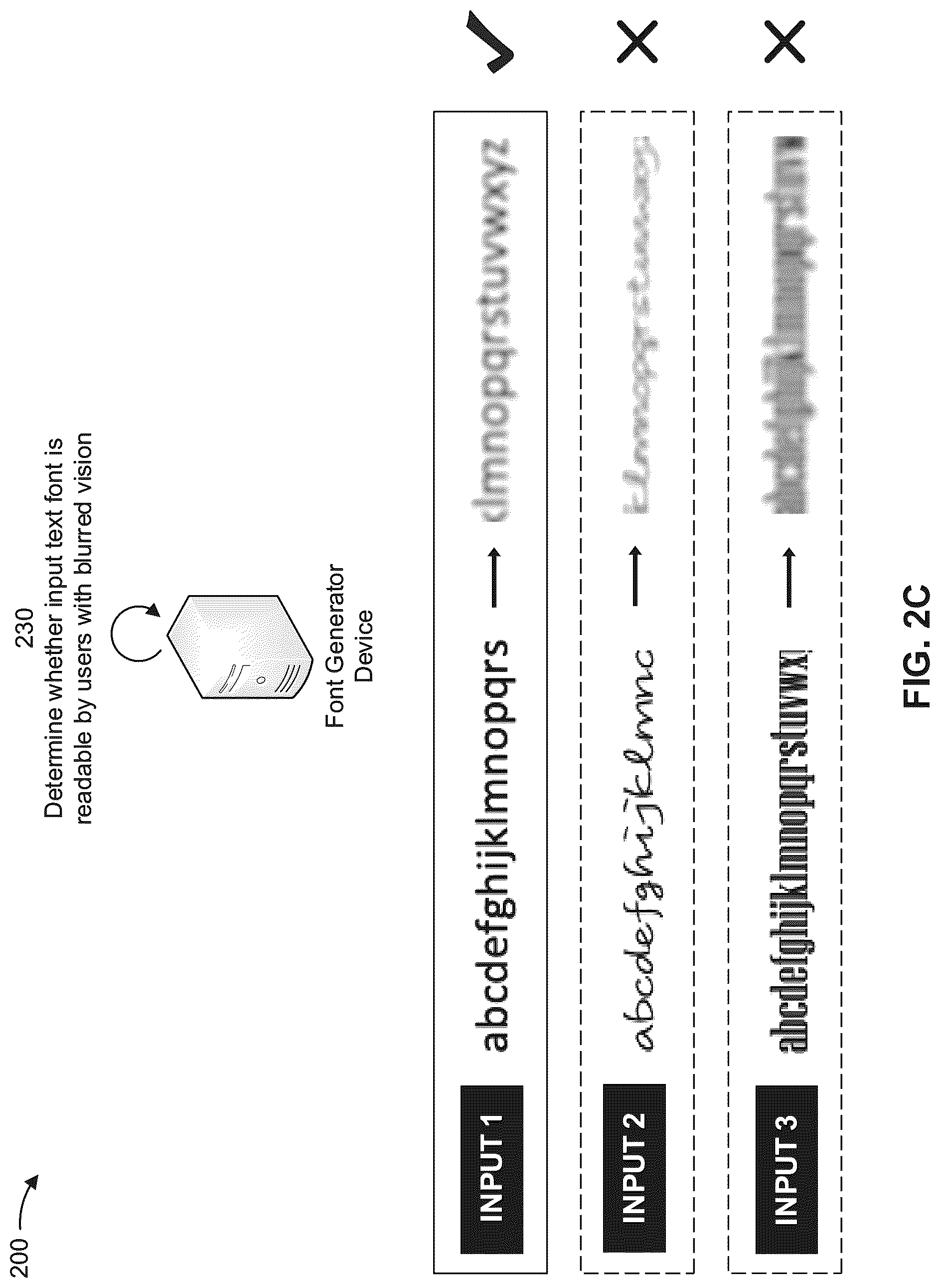 Patent US12333235 Figure 4 – Disability-oriented font generator