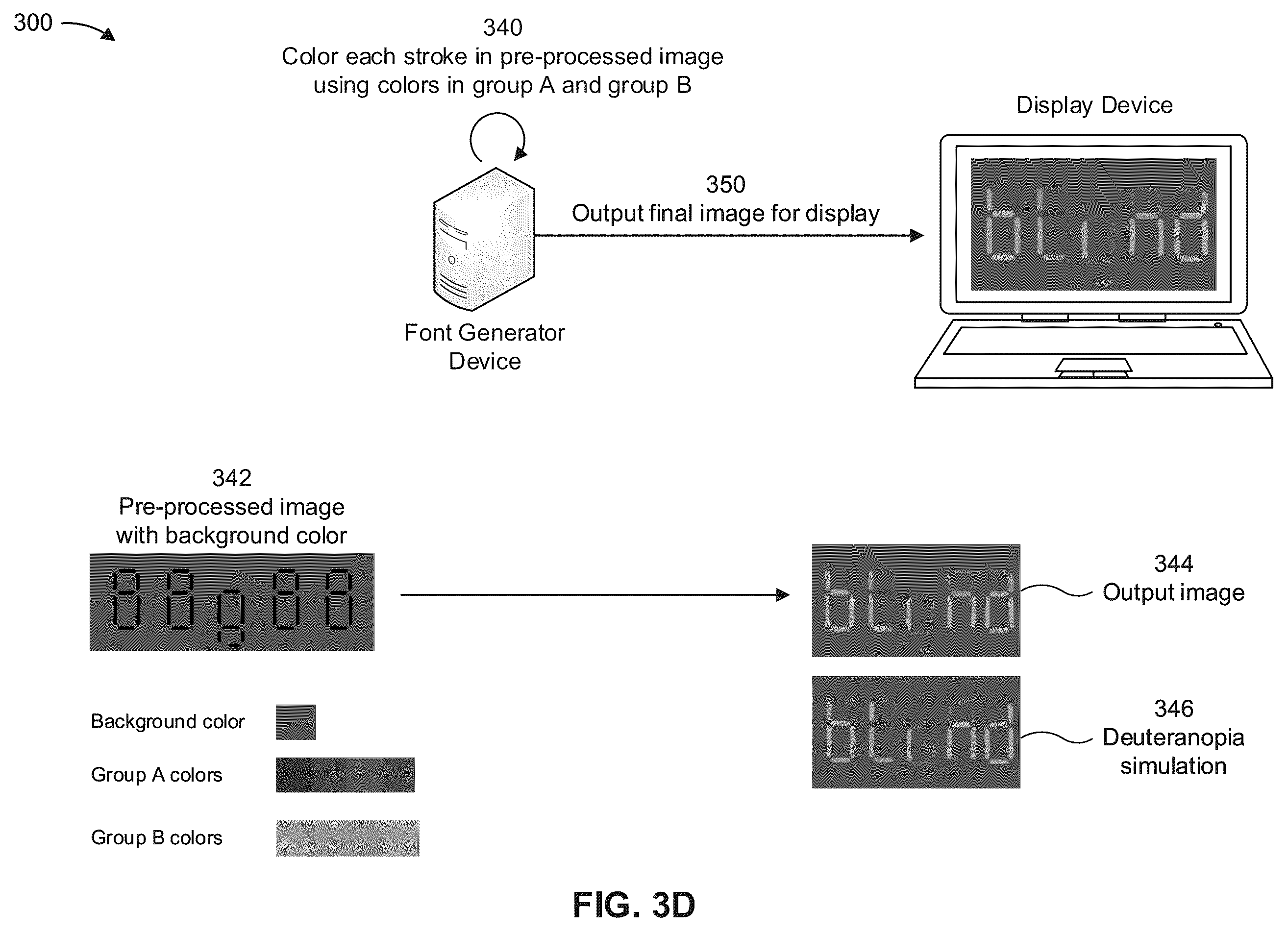 Patent US12333235 Figure 9 – Disability-oriented font generator