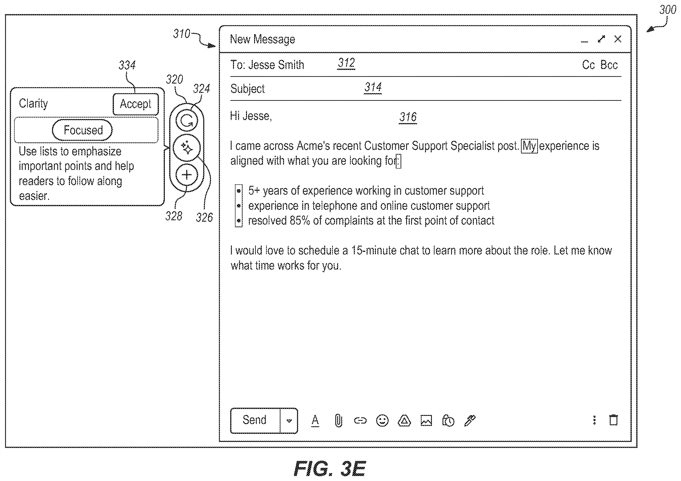 Patent US12333247 Figure 7 – Automatically applying correction suggestions in text checking