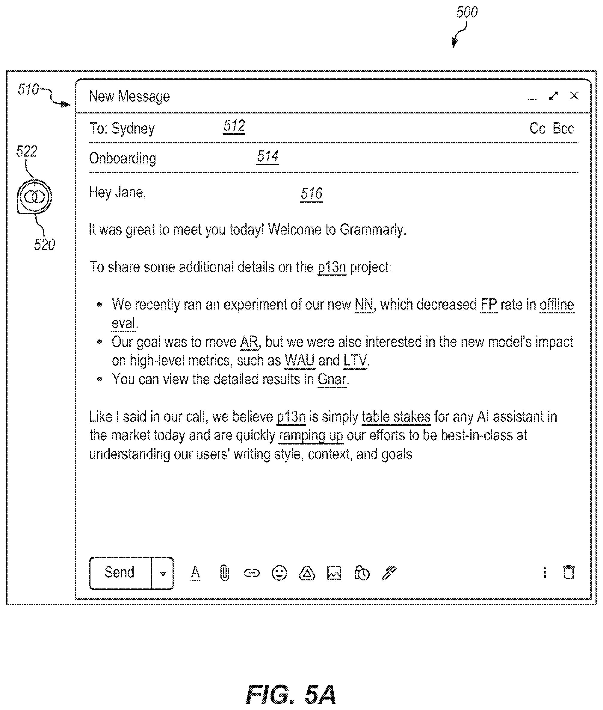Patent US12333247 Figure 12 – Automatically applying correction suggestions in text checking