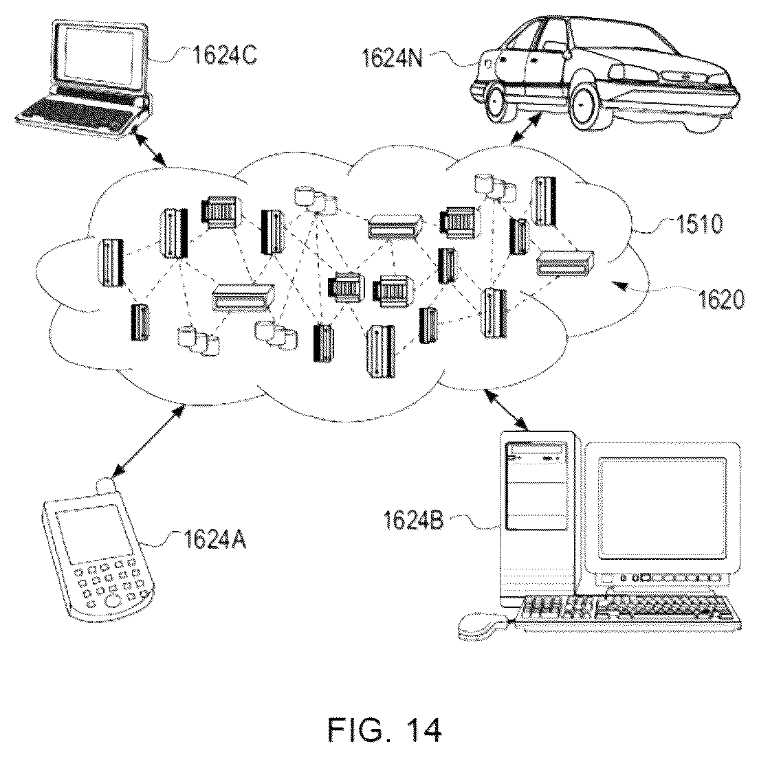 Patent US12333256 Figure 14 – Authoring a conversation service module from relational data