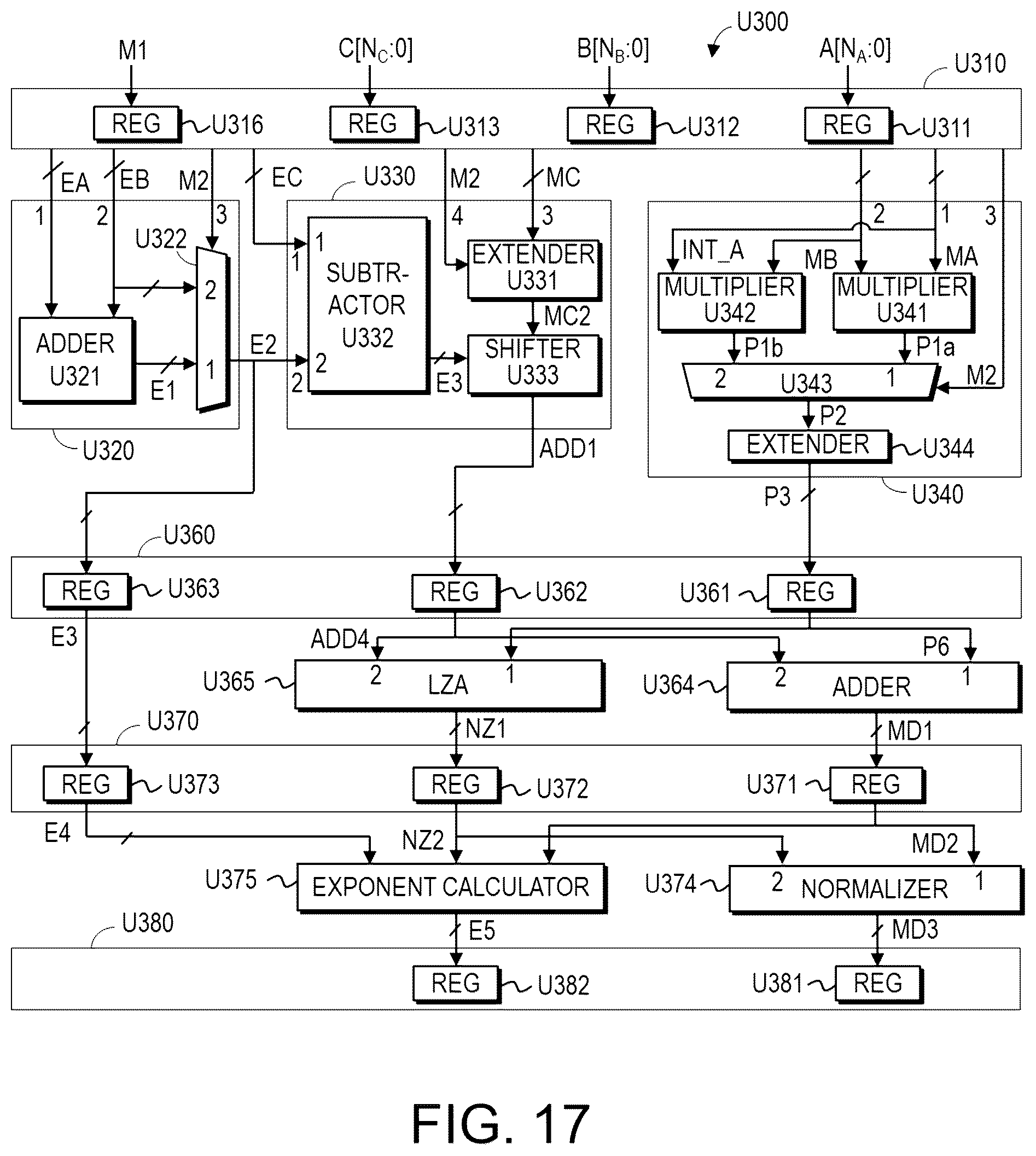Patent US12333271 Figure 16 – Processing device using heterogeneous format input