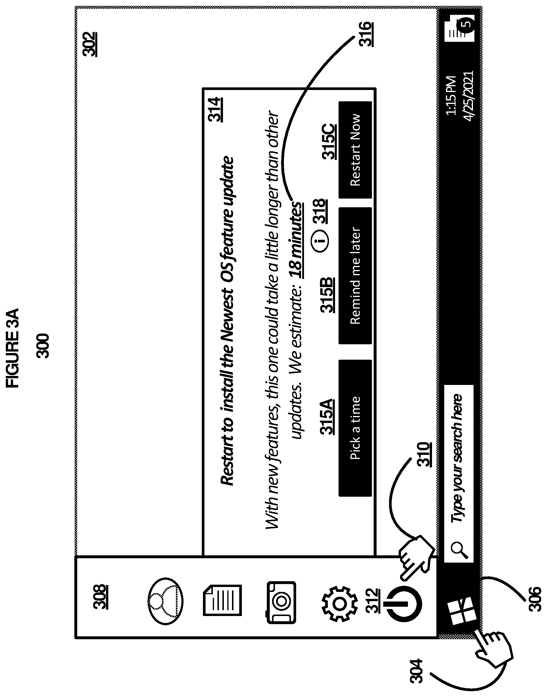 Patent US12333295 Figure 3 – Intelligent generation and management of estimates for application of updates to a computing device