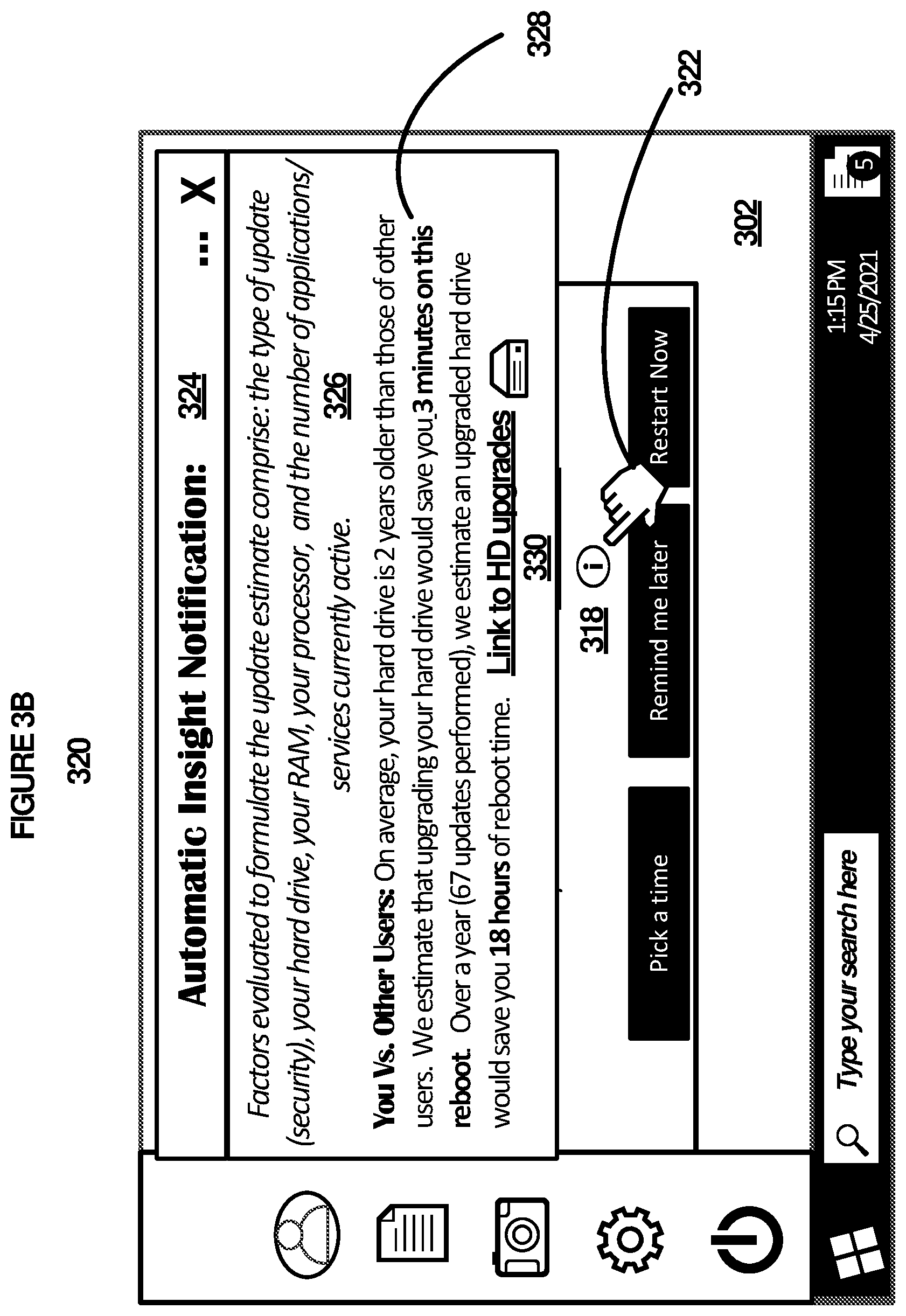 Patent US12333295 Figure 4 – Intelligent generation and management of estimates for application of updates to a computing device