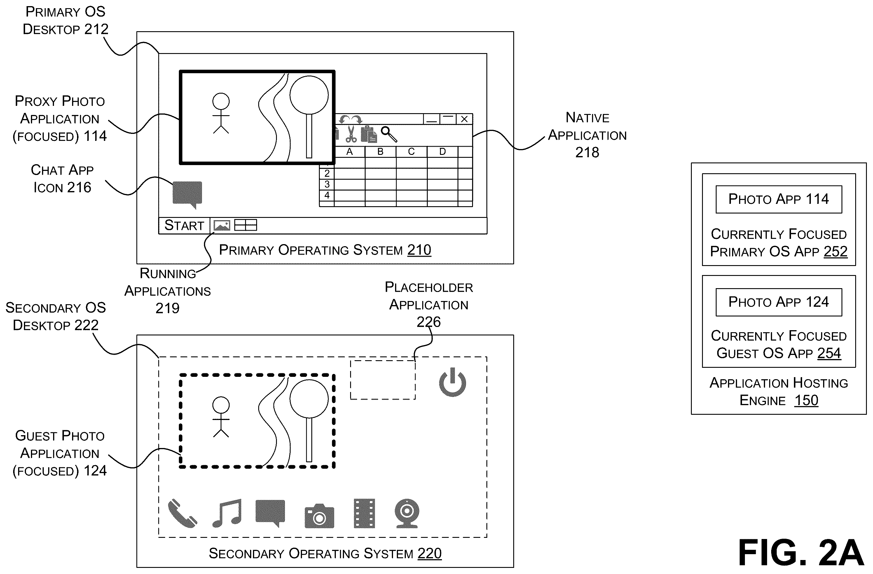Patent US12333324 Figure 4 – Focus synchronization across incompatible operating systems