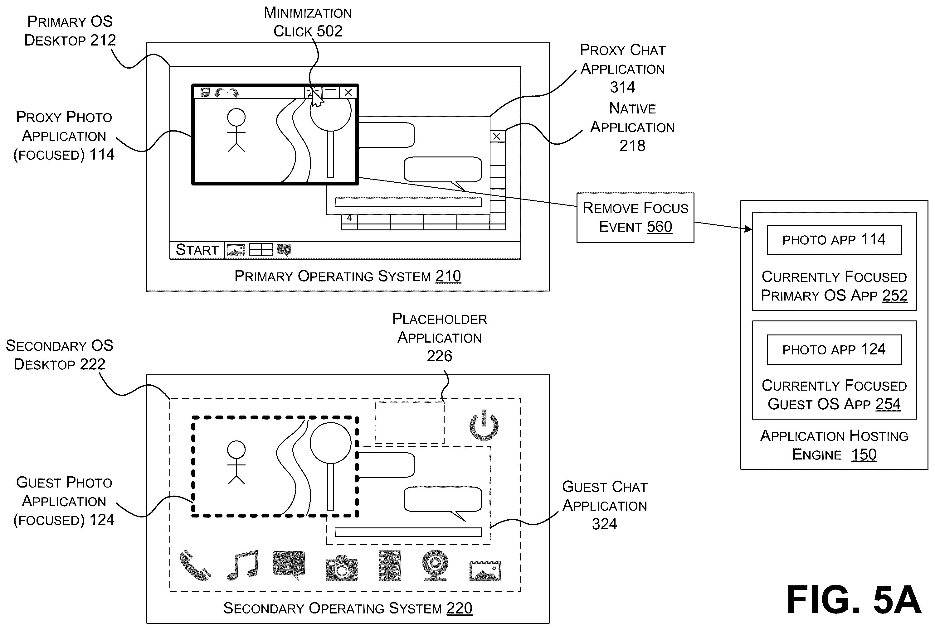 Patent US12333324 Figure 14 – Focus synchronization across incompatible operating systems
