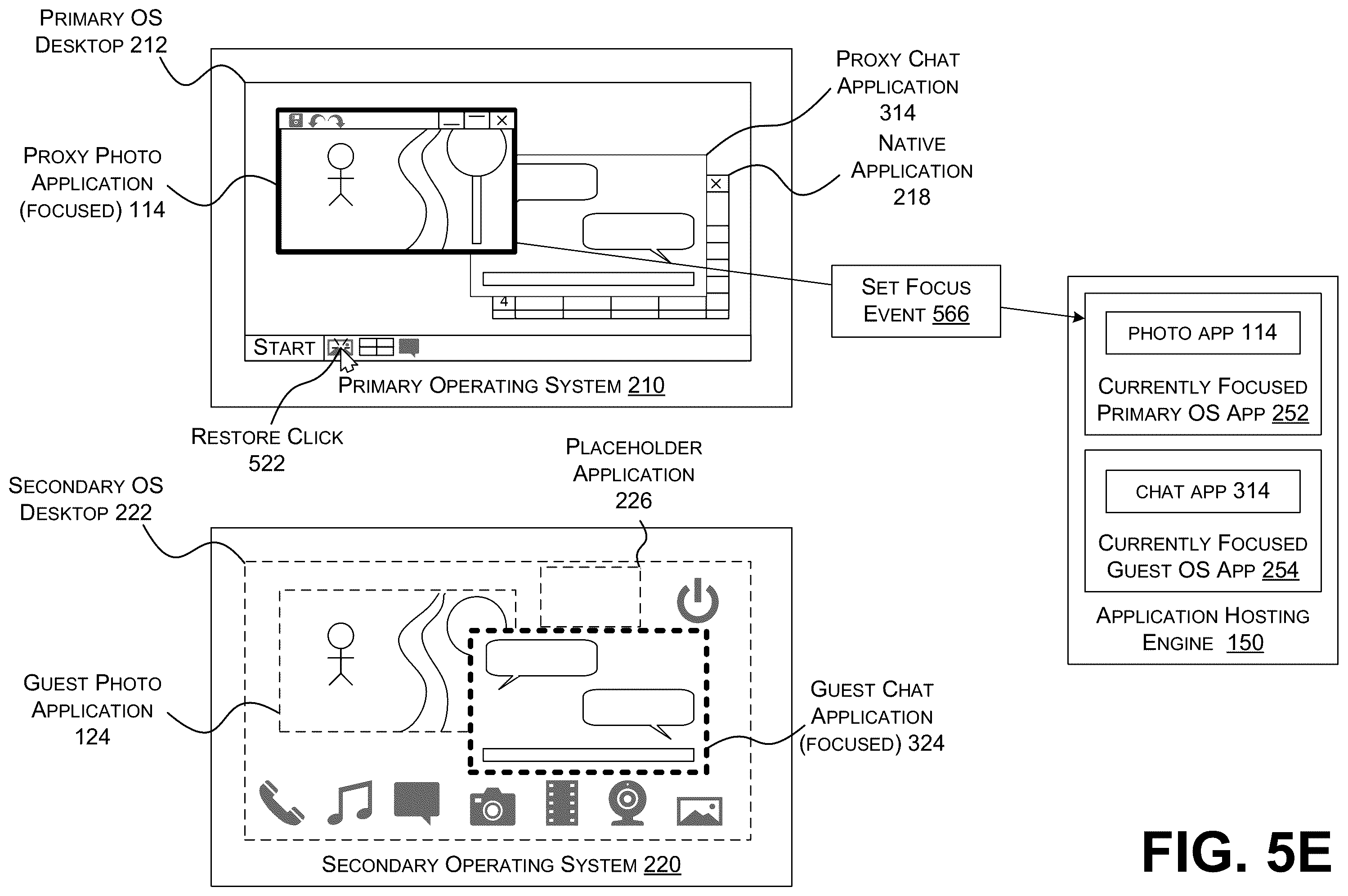 Patent US12333324 Figure 18 – Focus synchronization across incompatible operating systems