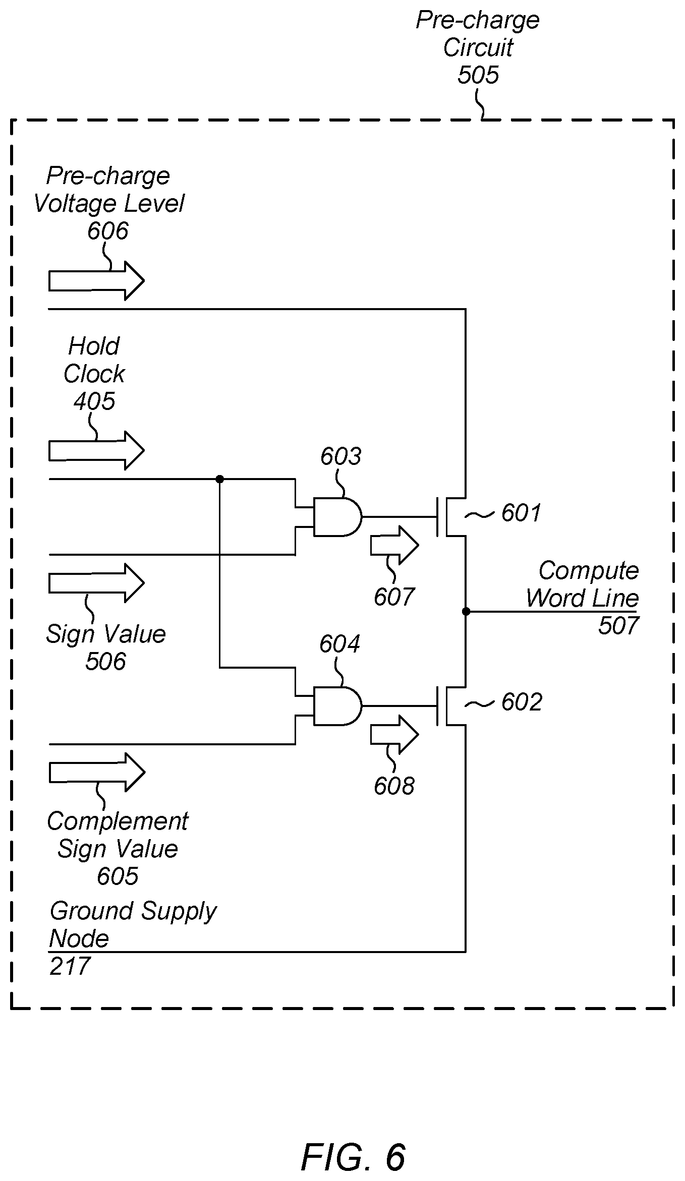 Patent US12333357 Figure 6 – Memory bit cell for in-memory computation