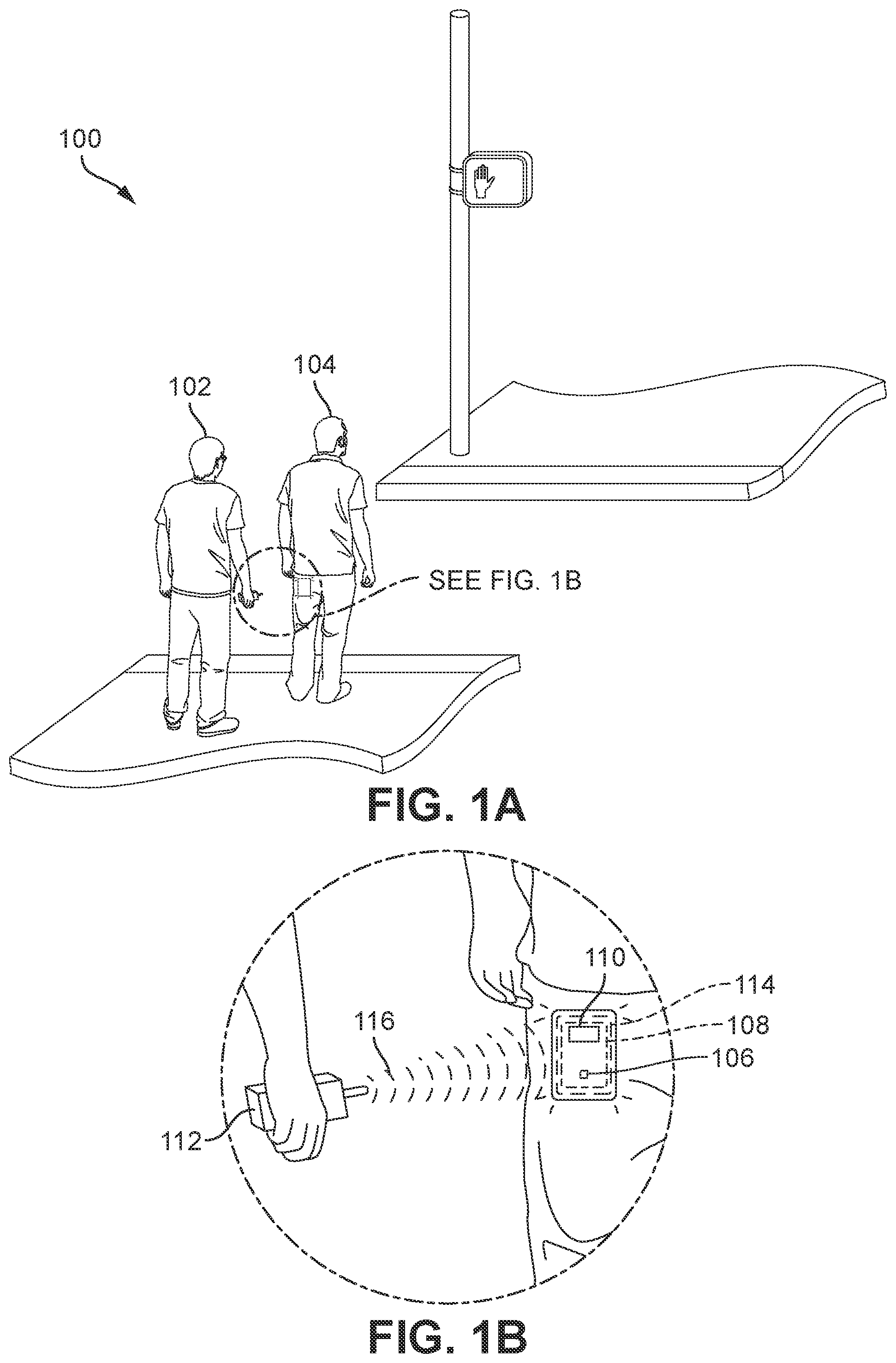 Patent US12333365 — Chip card with on/off mechanisms — Figure 1