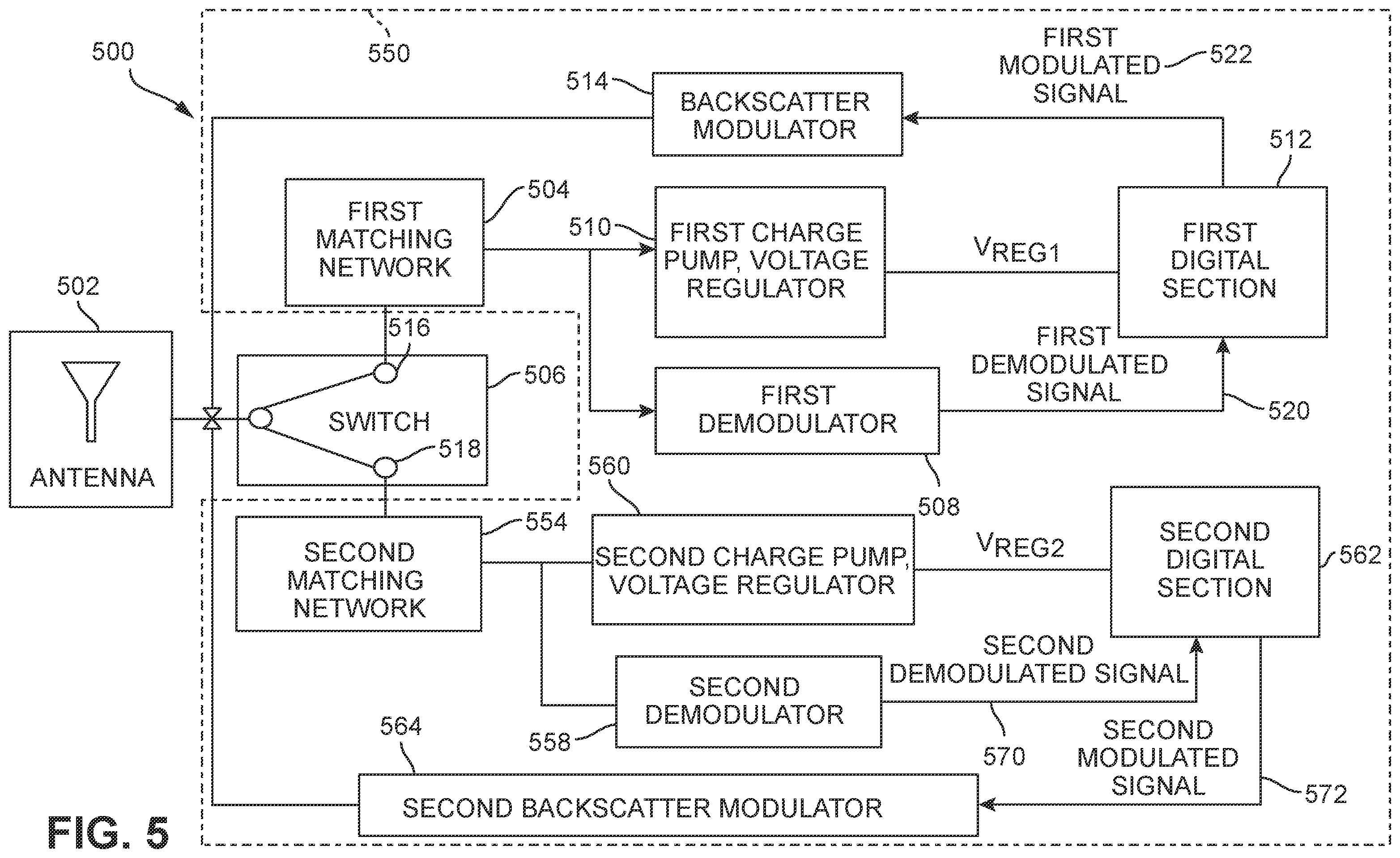 Patent US12333365 Figure 5 – Chip card with on/off mechanisms
