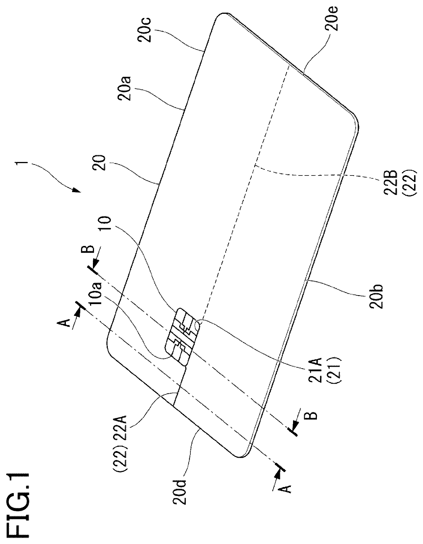Patent US12333368 Figure 1 – Contactless communication medium