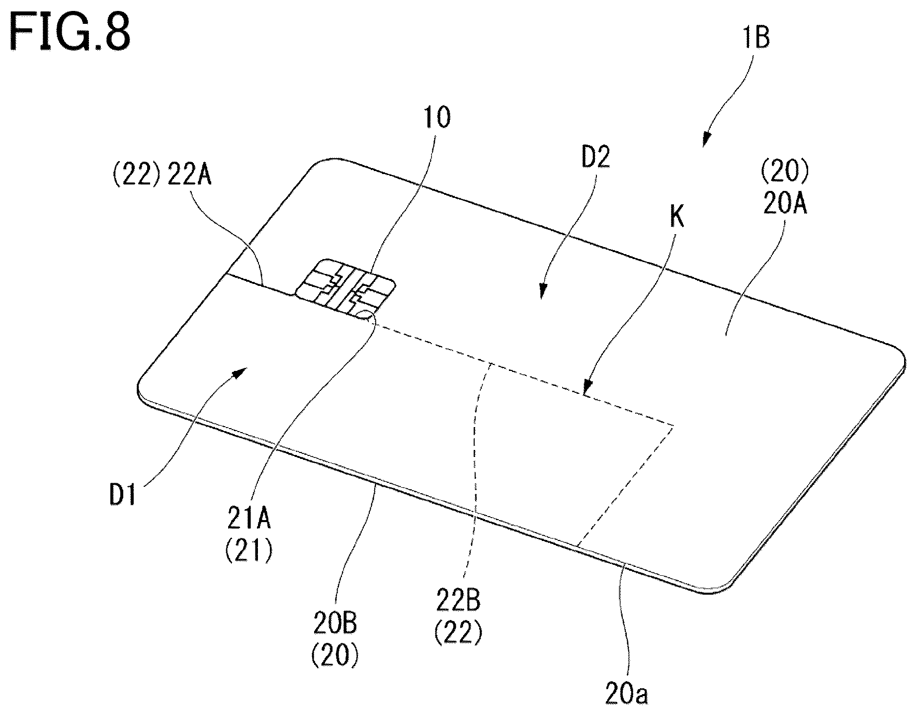 Patent US12333368 Figure 5 – Contactless communication medium