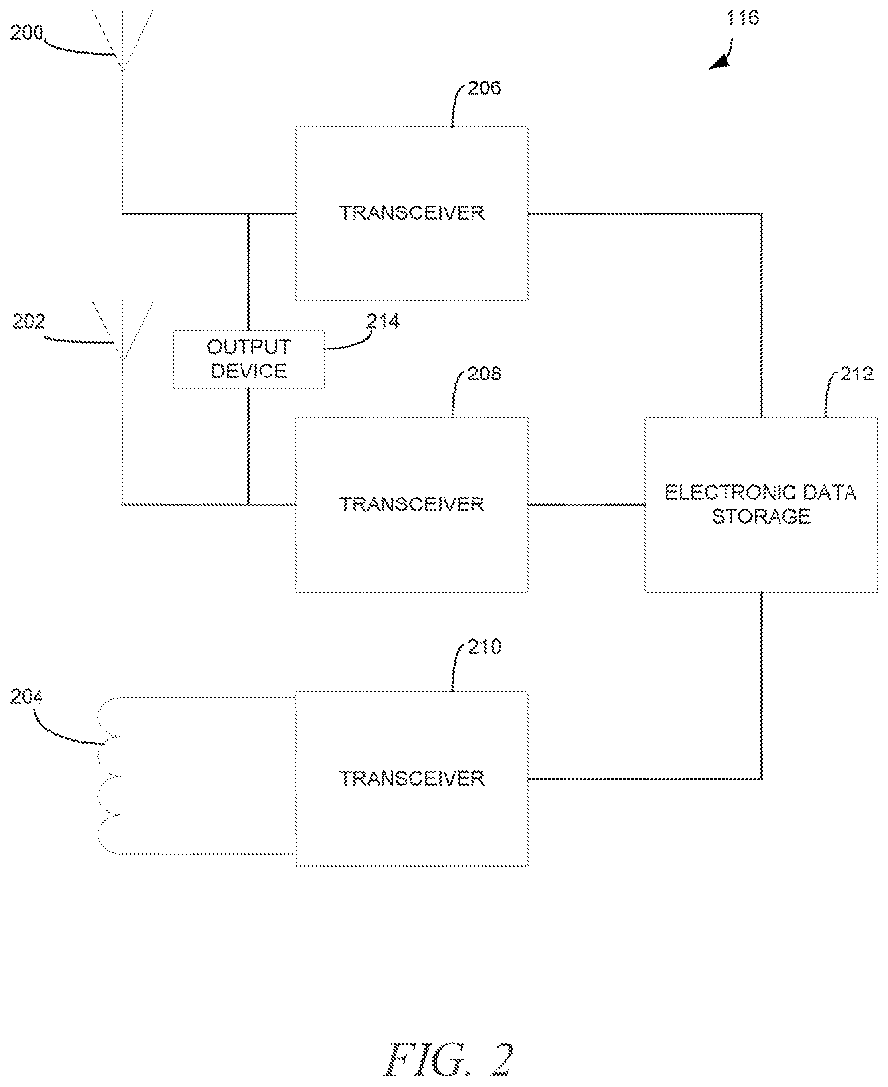 Patent US12333371 Figure 2 – Multi-antenna tuned wearable article