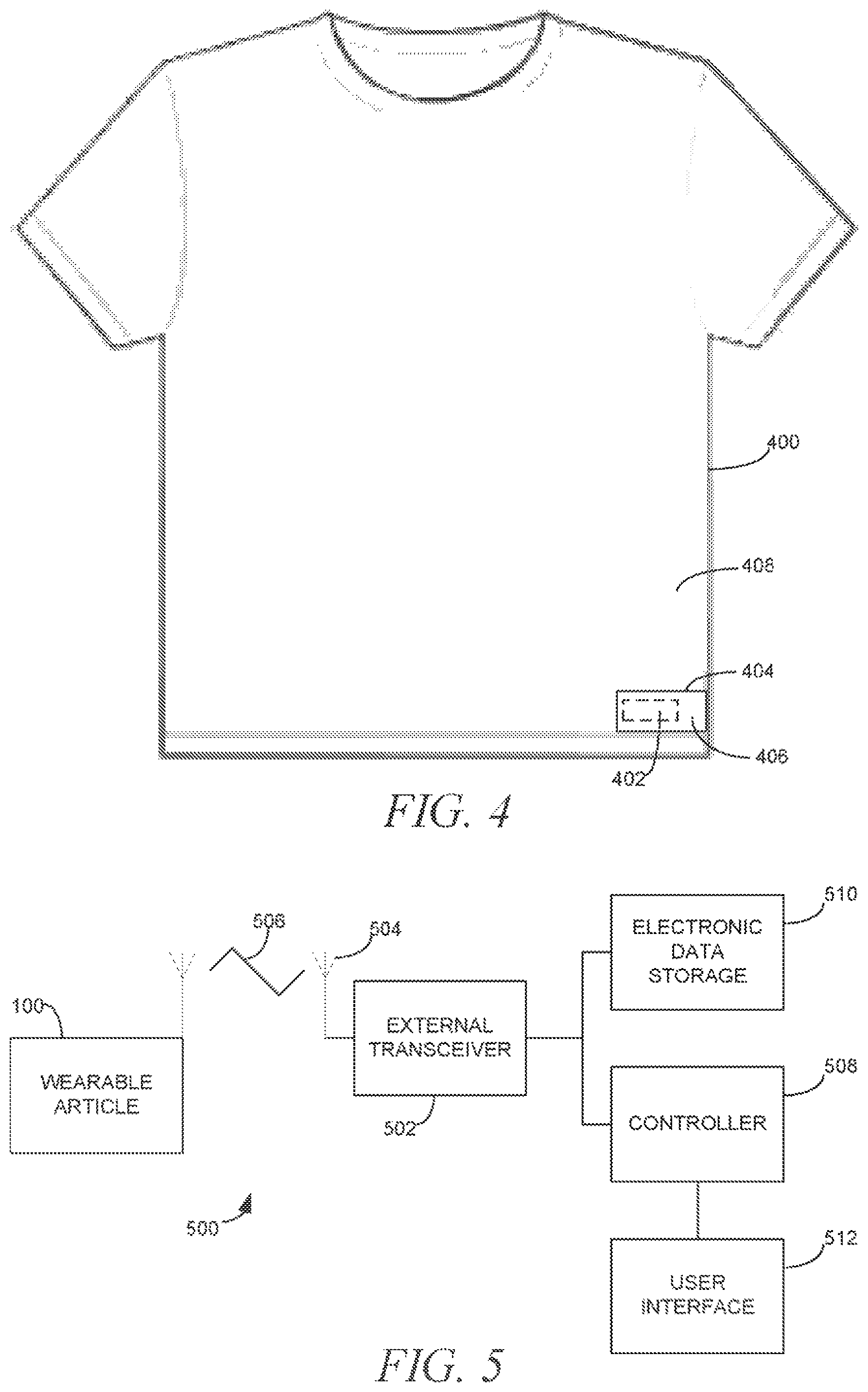 Patent US12333371 Figure 4 – Multi-antenna tuned wearable article