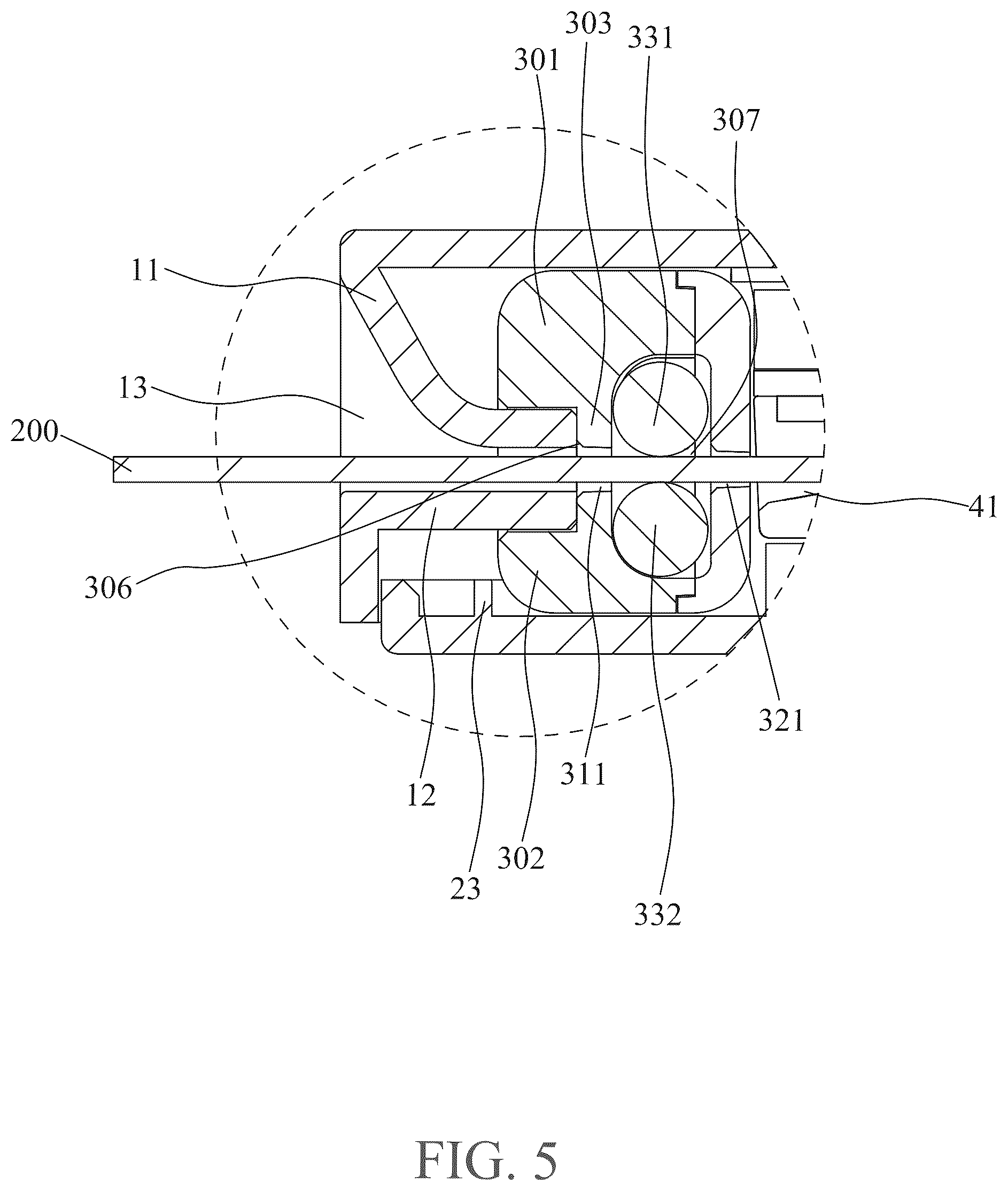 Patent US12333373 Figure 5 – Card reader with a protective mechanism
