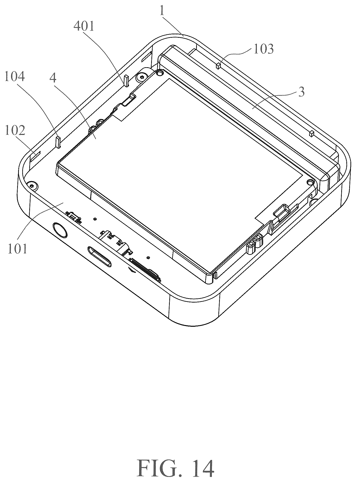Patent US12333373 Figure 14 – Card reader with a protective mechanism