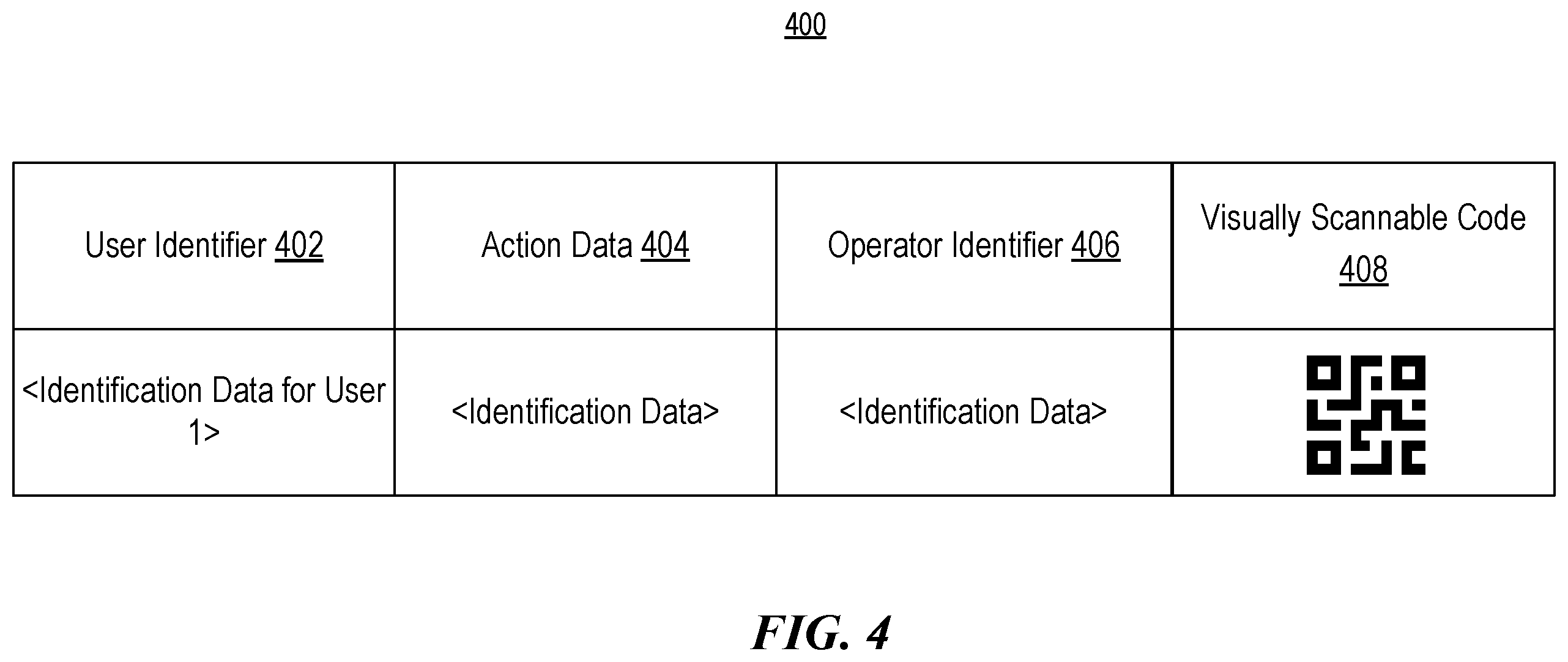 Patent US12333375 Figure 4 – Accessing application content and features using deep linking with wireless protocols or scannable codes