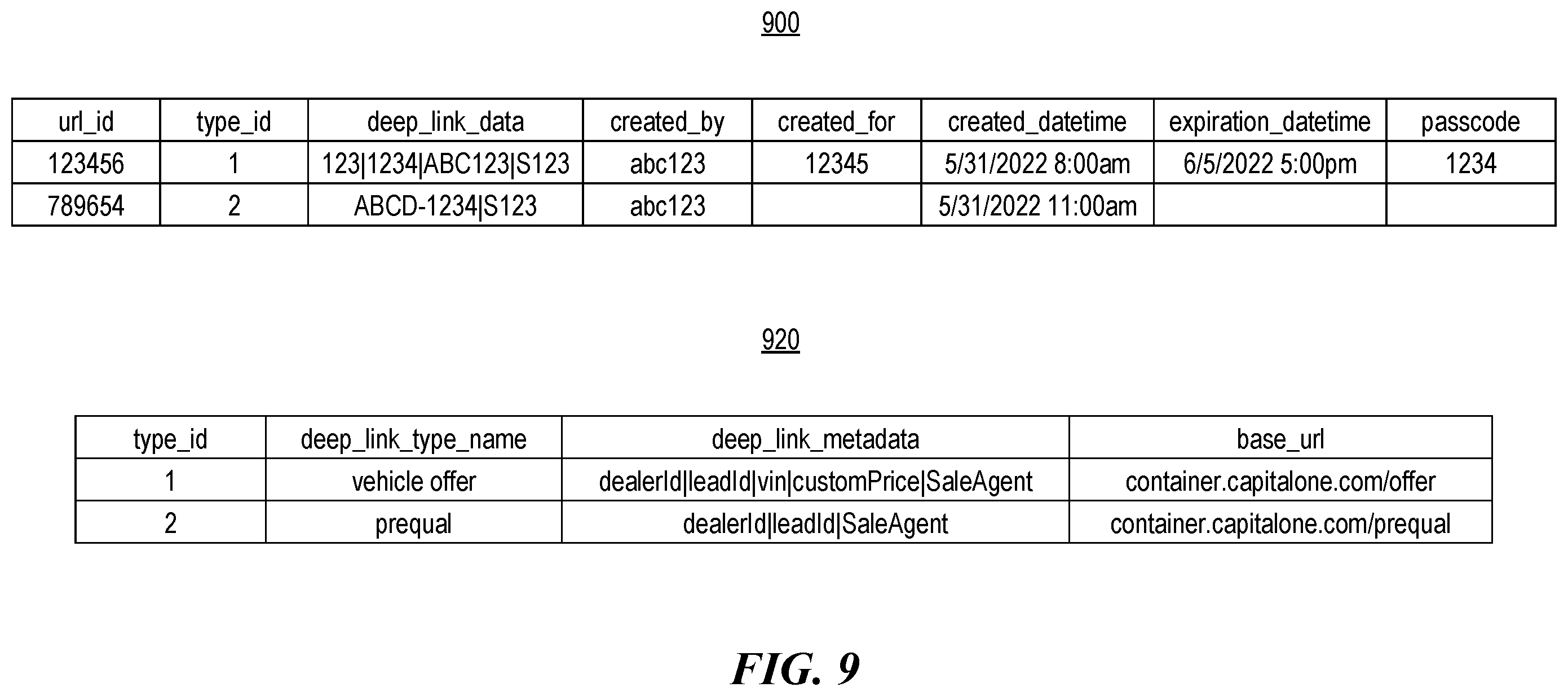 Patent US12333375 Figure 9 – Accessing application content and features using deep linking with wireless protocols or scannable codes