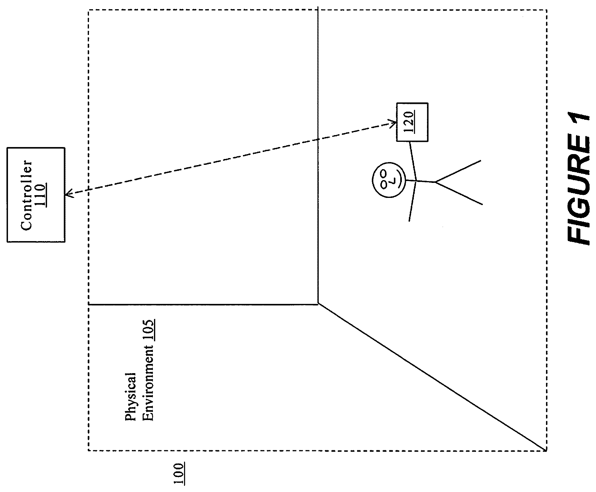 Patent US12333378 Figure 1 – Visual marker with user selectable appearance