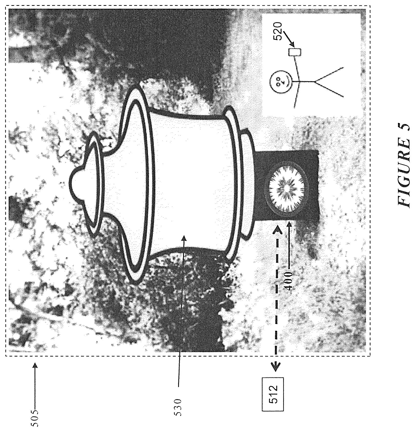 Patent US12333378 Figure 5 – Visual marker with user selectable appearance