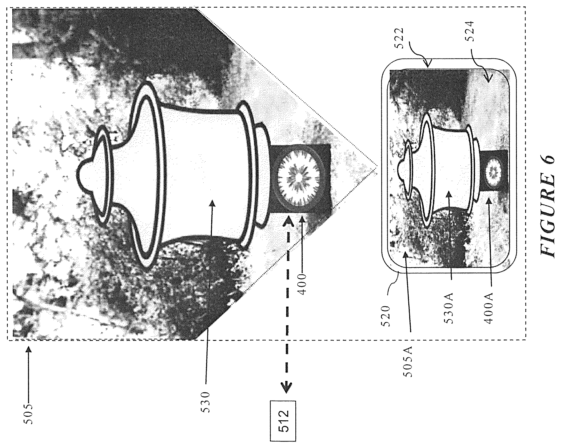 Patent US12333378 Figure 6 – Visual marker with user selectable appearance