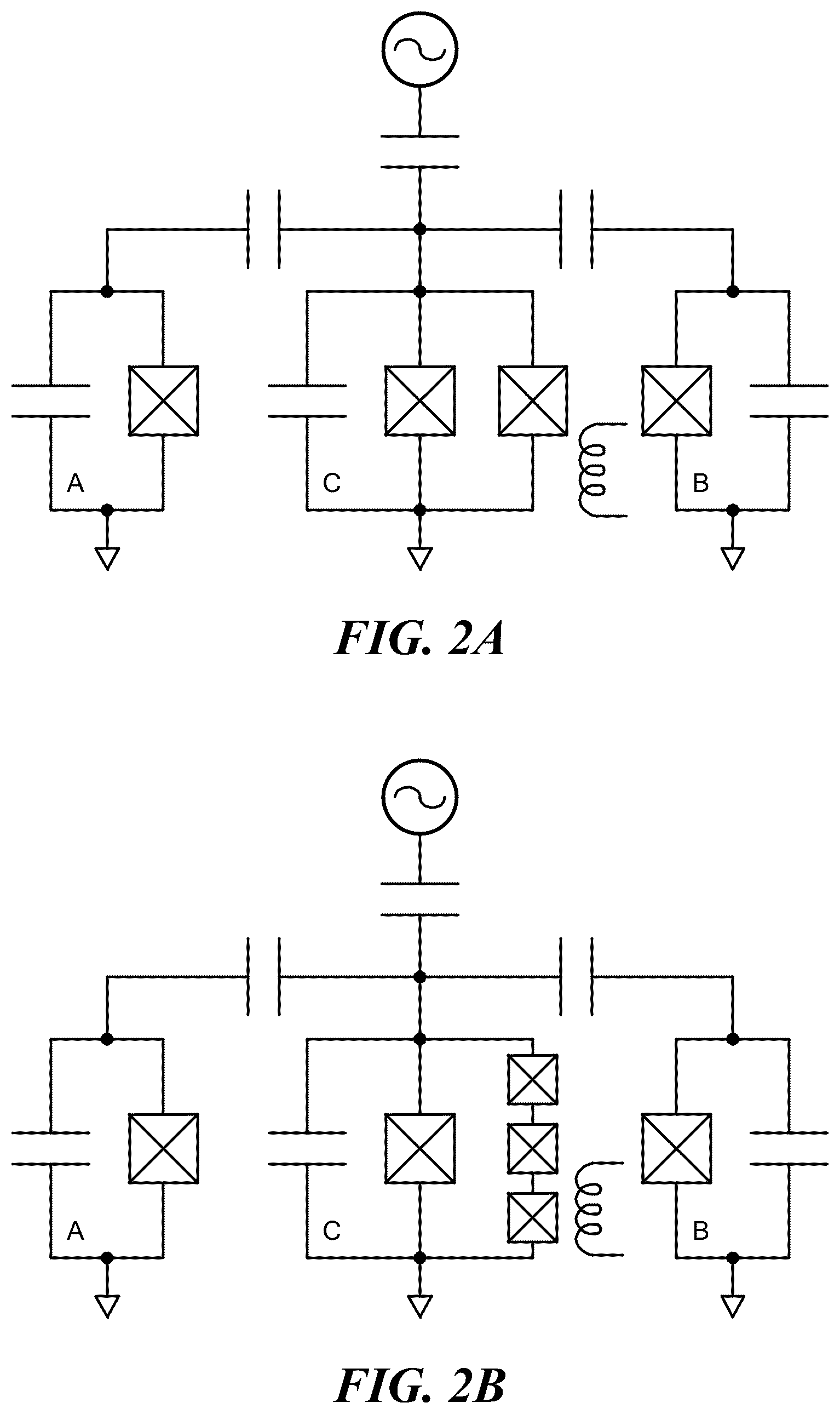 Patent US12333386 Figure 3 – Tunable interactions for implementing two-qubit gates, and extensible circuits built therefrom