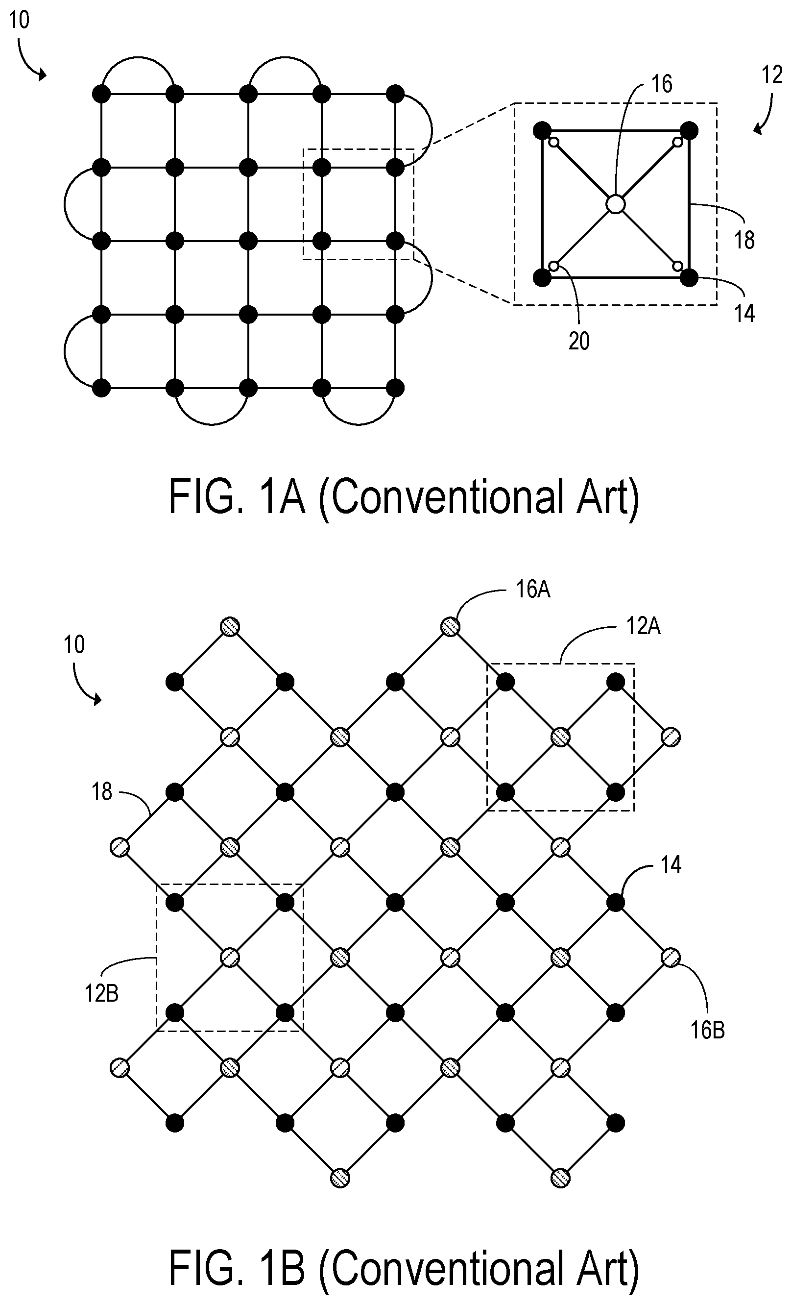 Patent US12333387 Figure 1 – Logical qubit encoding surface