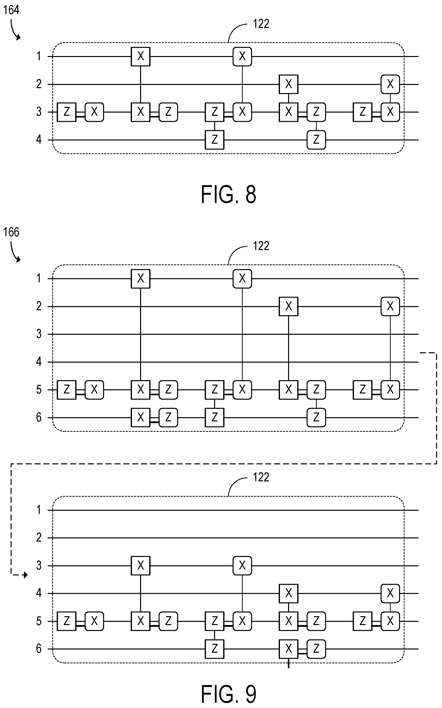 Patent US12333387 Figure 6 – Logical qubit encoding surface