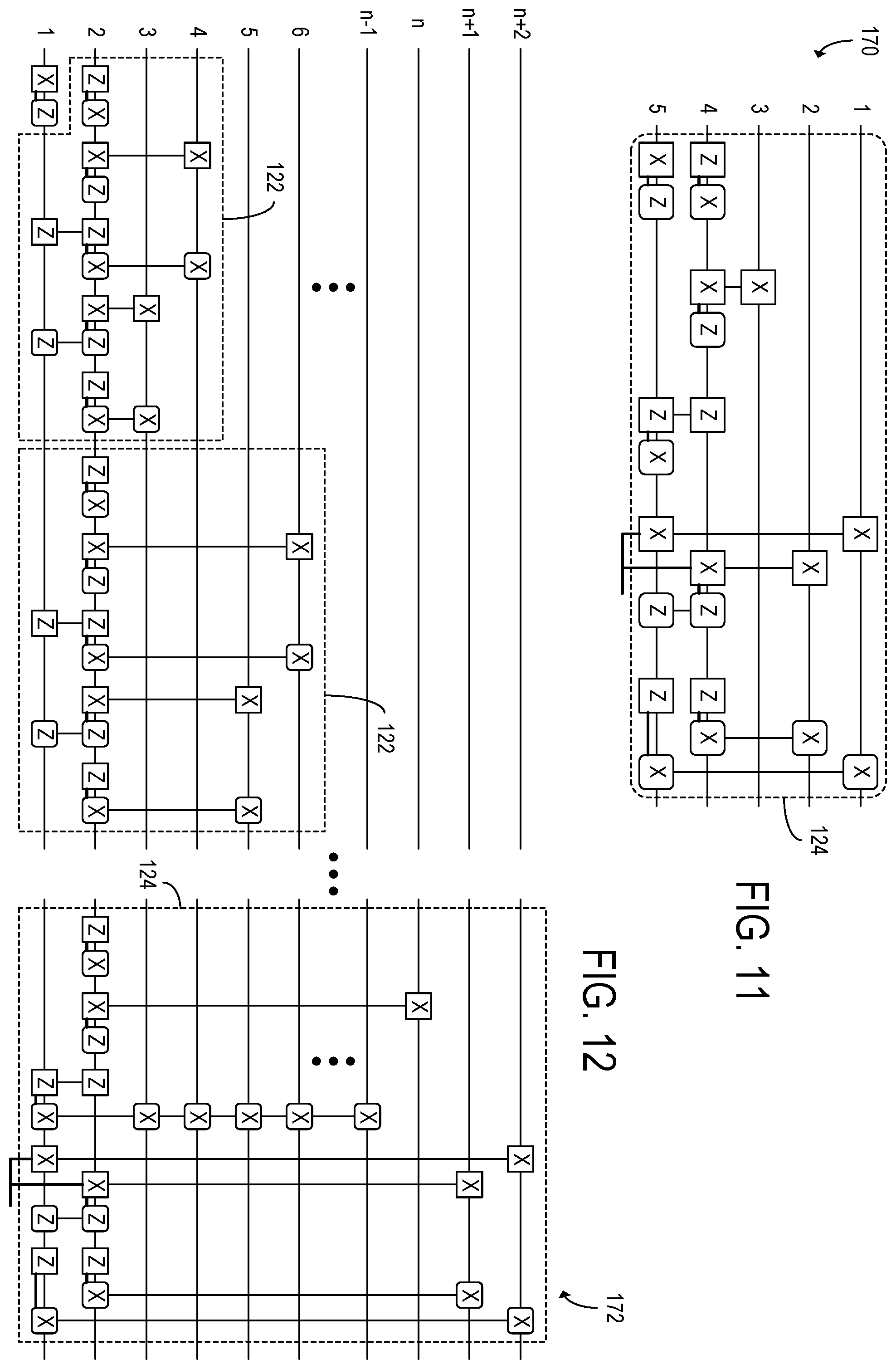 Patent US12333387 Figure 8 – Logical qubit encoding surface