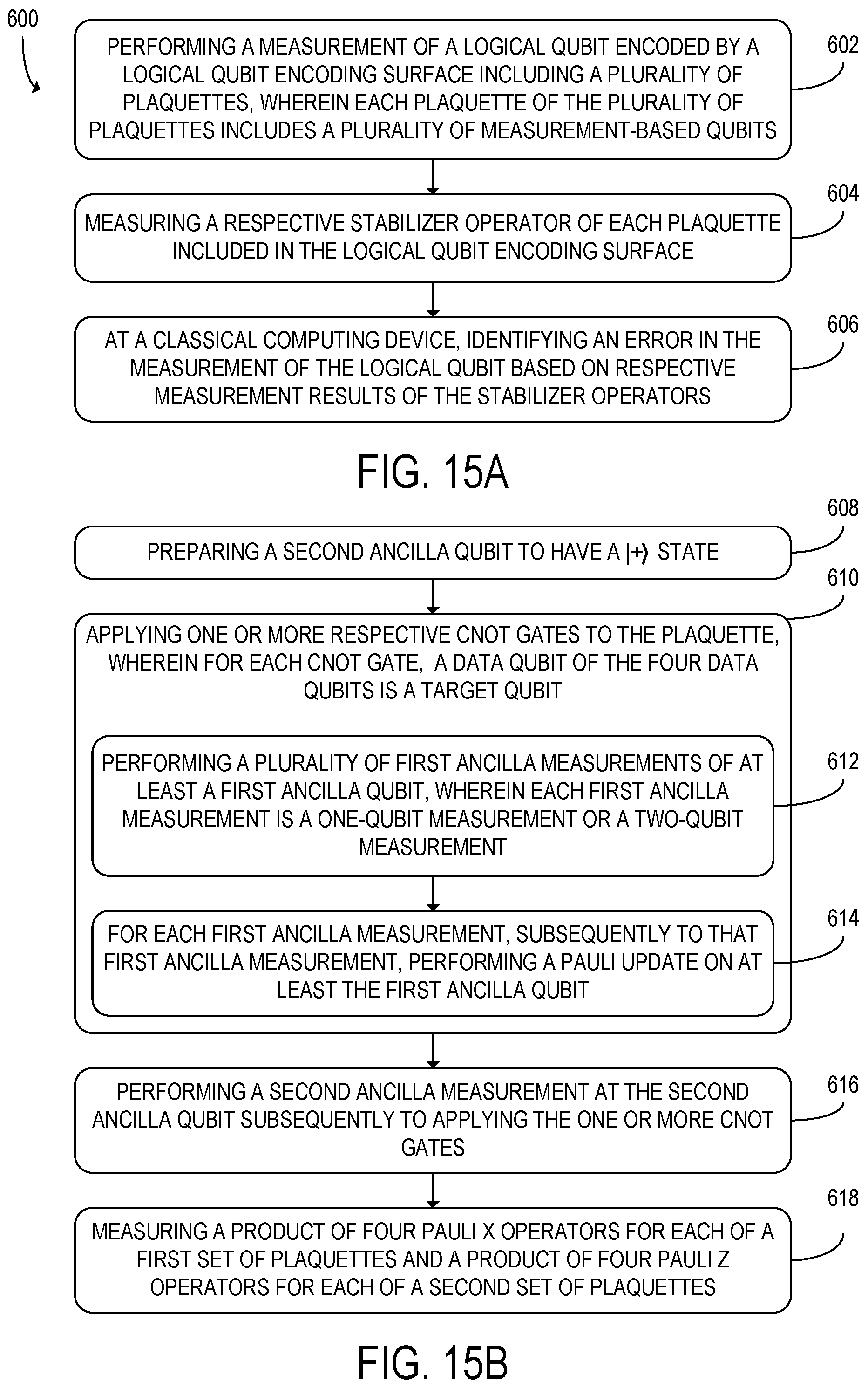 Patent US12333387 Figure 10 – Logical qubit encoding surface