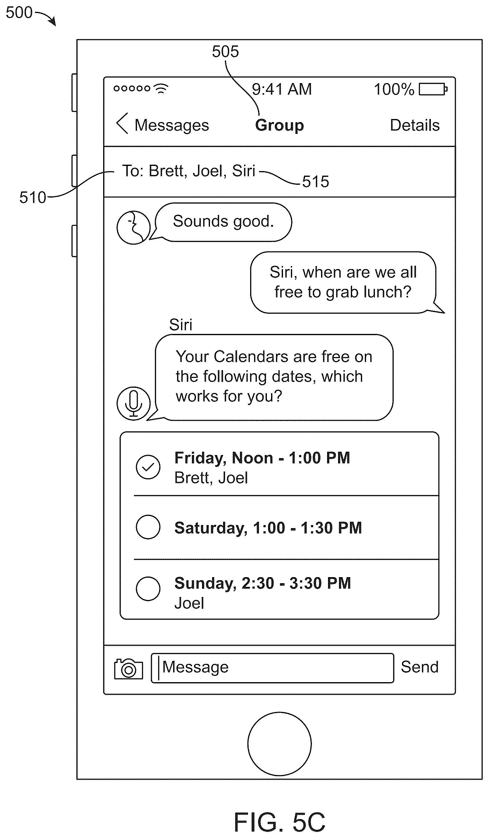 Patent US12333404 Figure 12 – Virtual assistant in a communication session