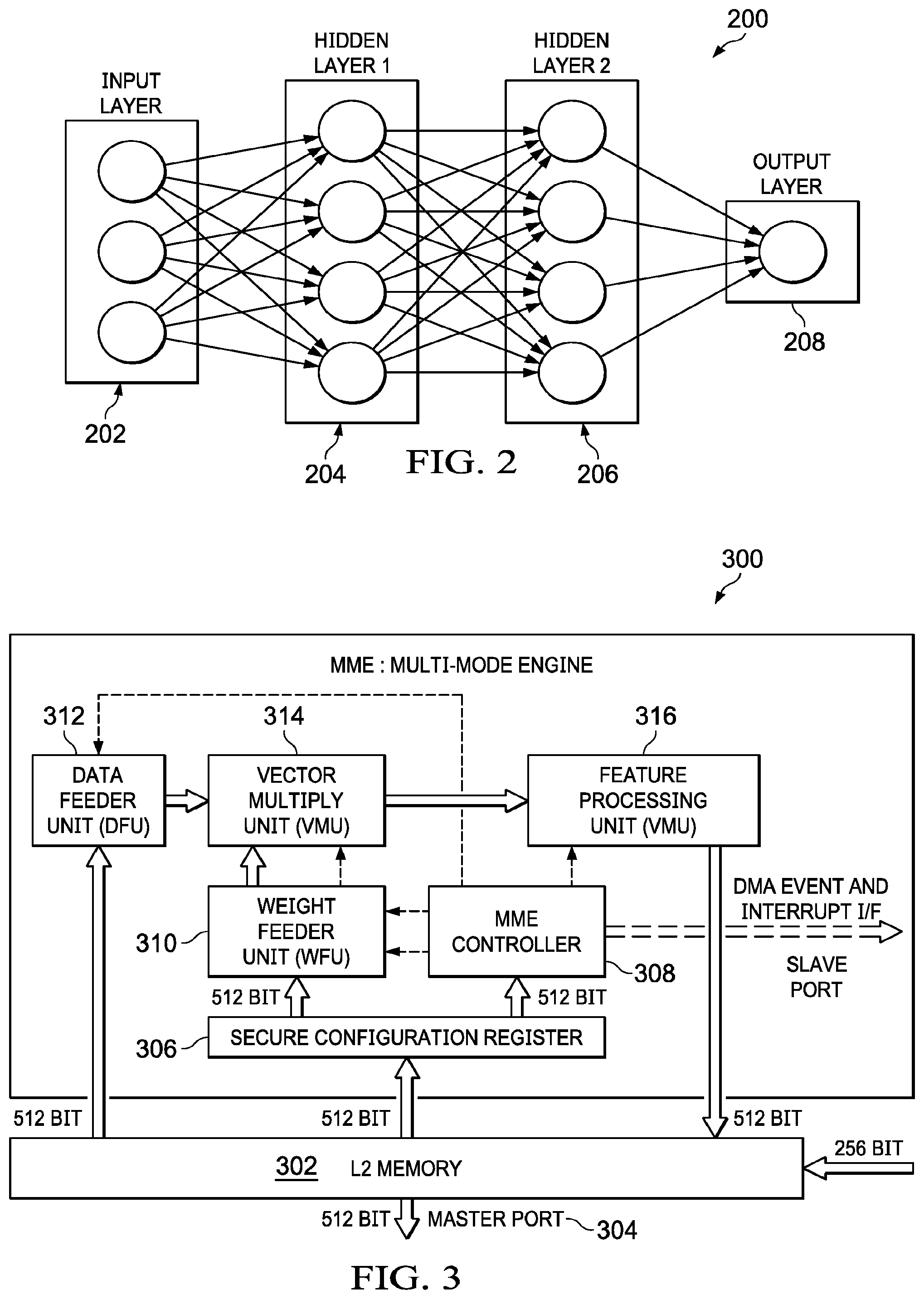 Patent US12333405 Figure 2 – Methods and apparatus for matrix processing in a convolutional neural network