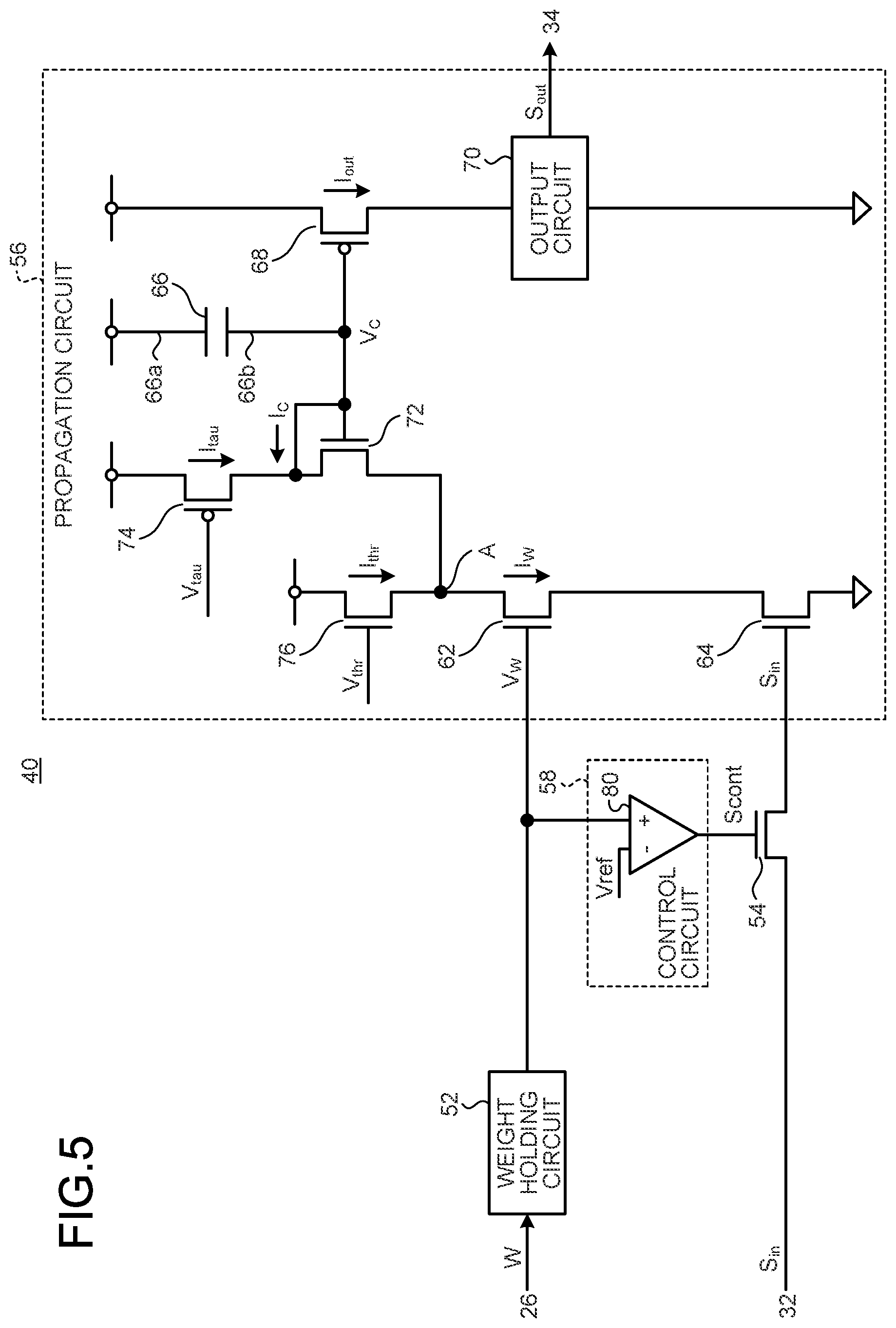 Patent US12333421 Figure 4 – Synaptic circuit and neural networking apparatus