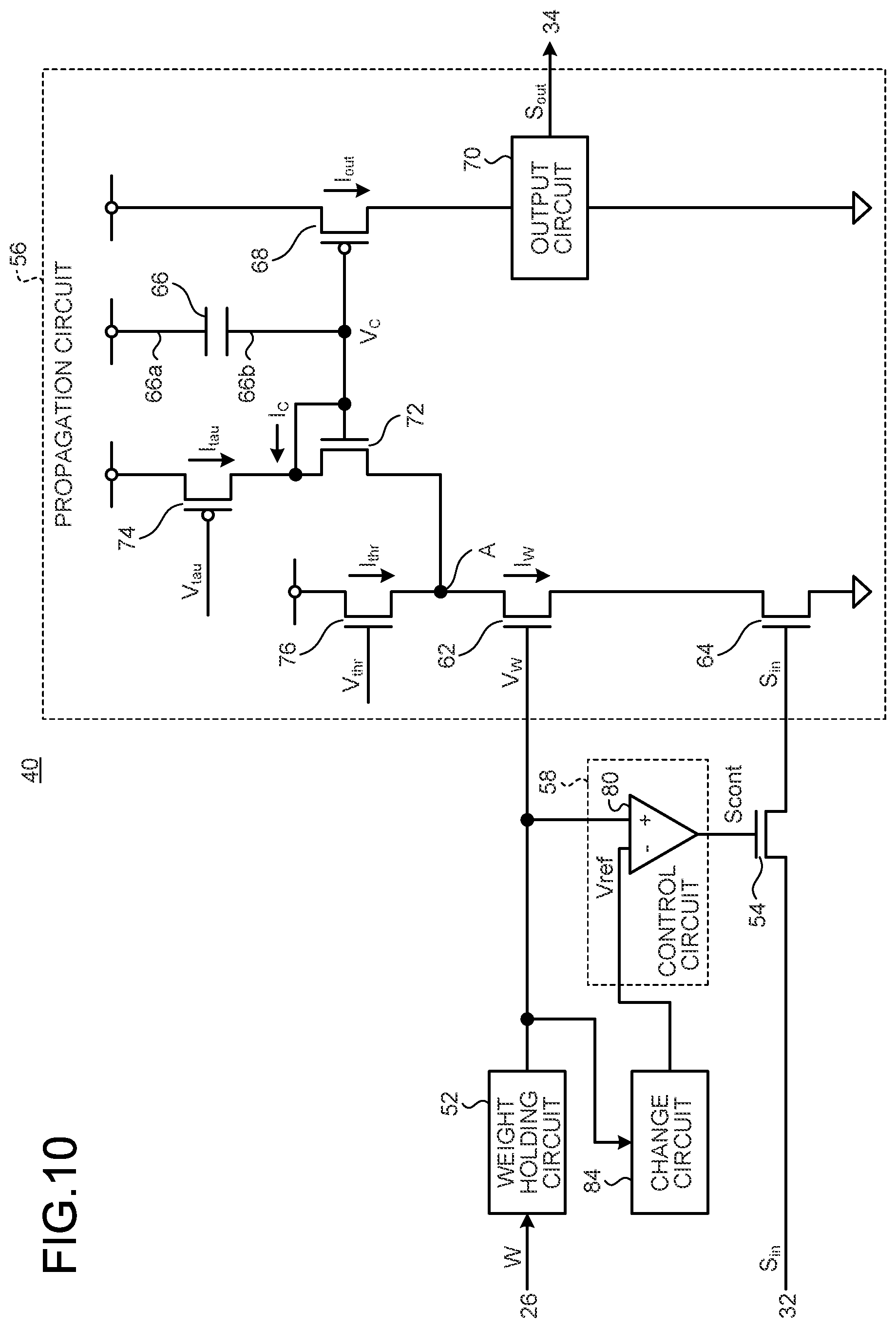 Patent US12333421 Figure 7 – Synaptic circuit and neural networking apparatus