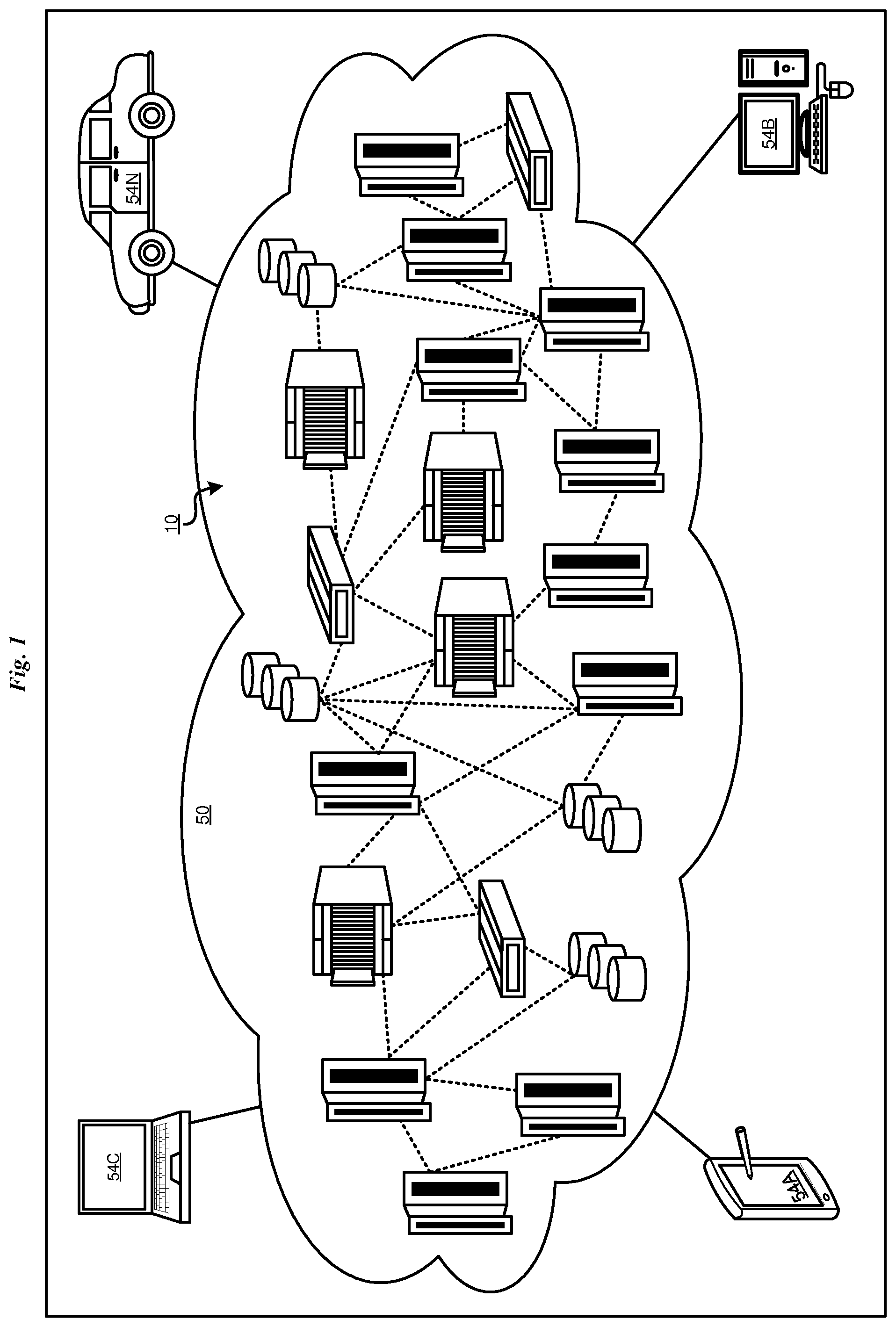 Patent US12333425 — Hybrid graph neural network — Figure 1