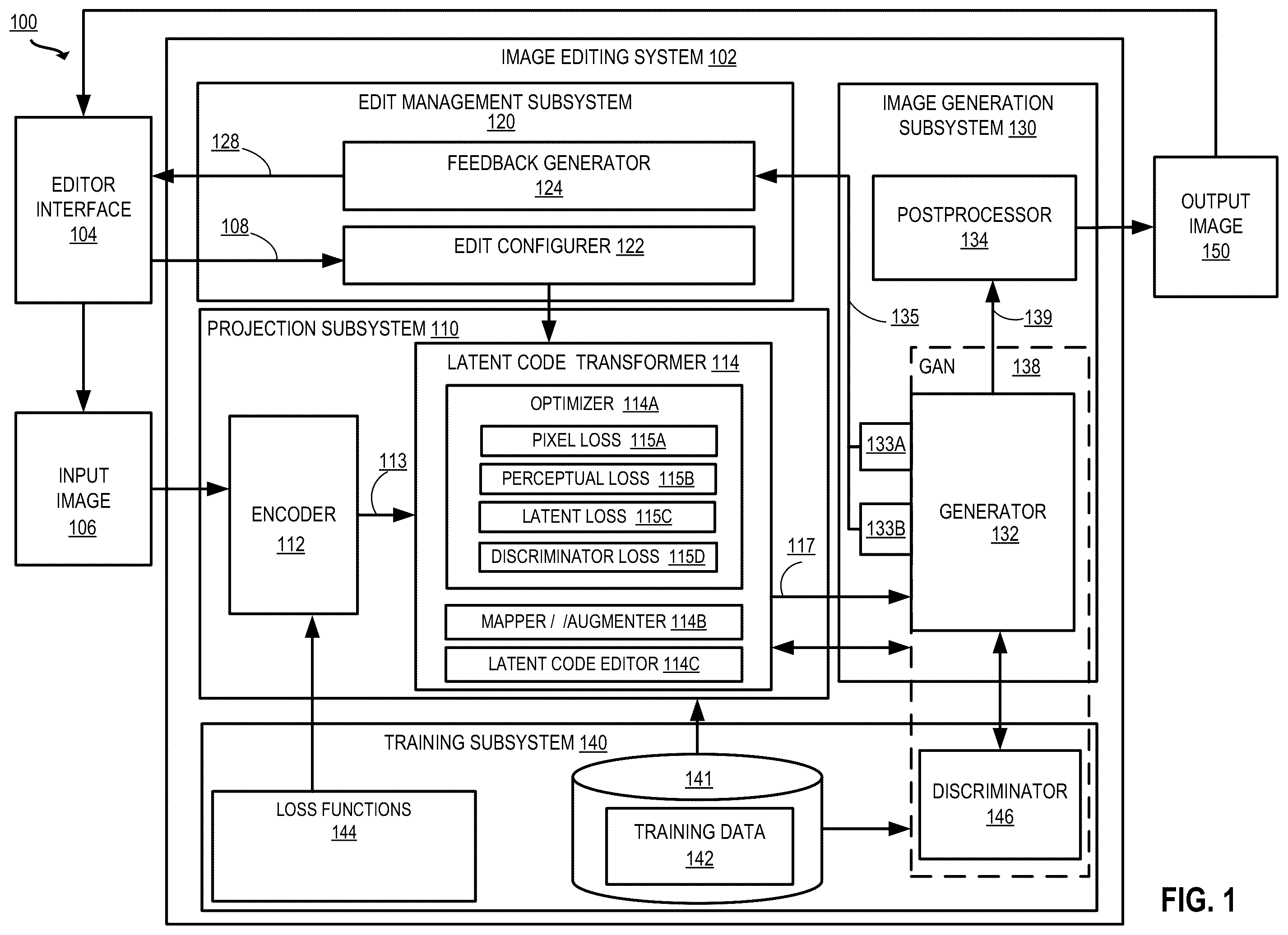 Patent US12333427 Figure 1 – Multi-scale output techniques for generative adversarial networks
