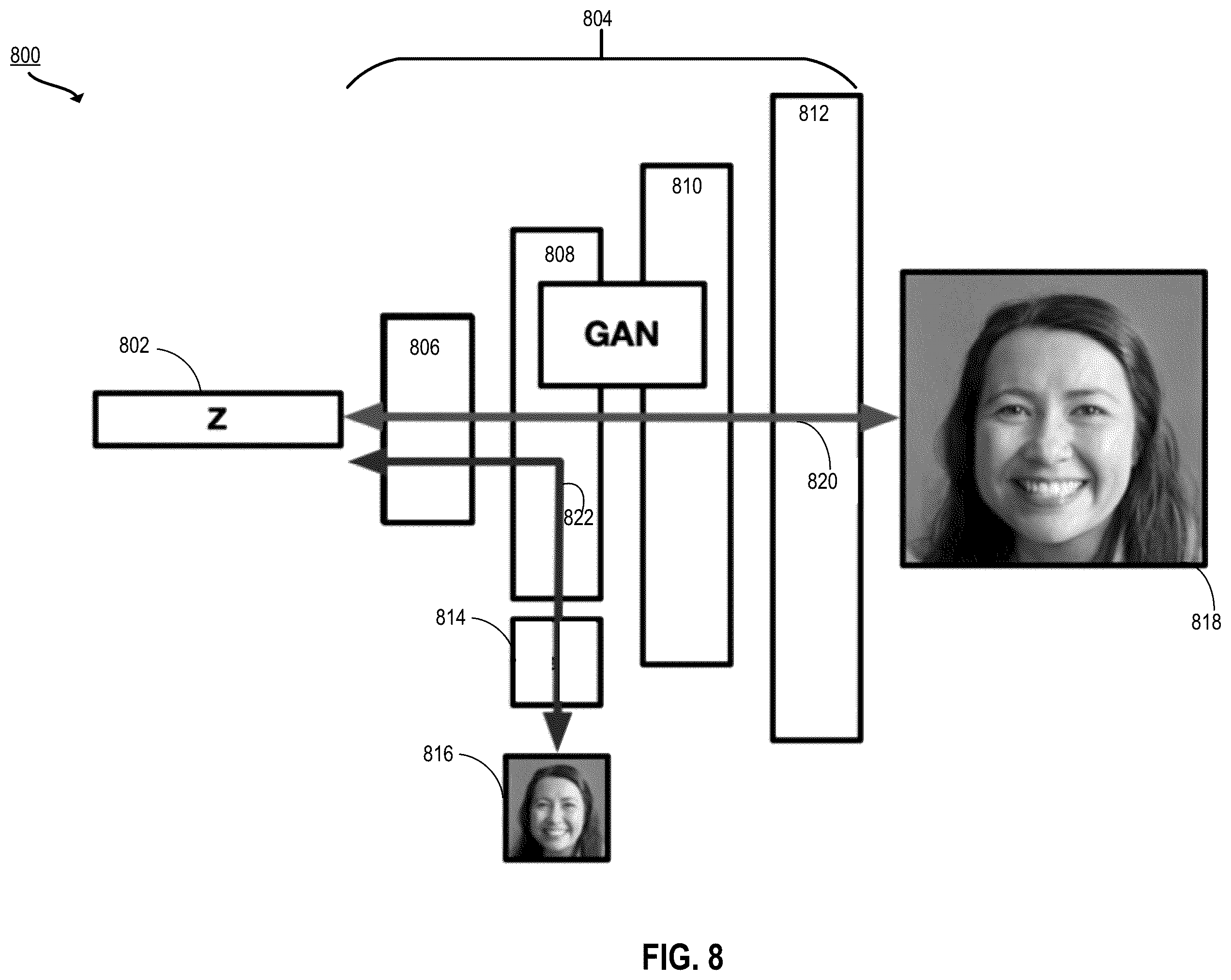 Patent US12333427 Figure 9 – Multi-scale output techniques for generative adversarial networks