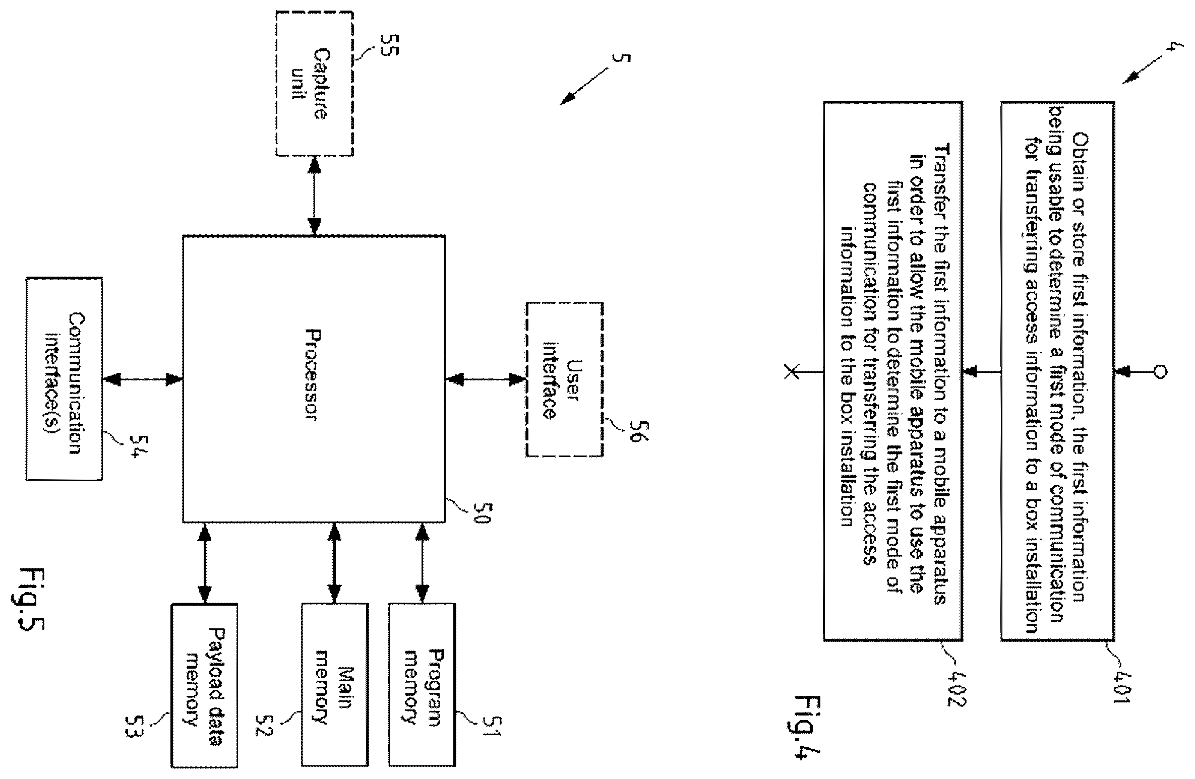Patent US12333453 Figure 3 – Method and apparatus for transferring access information to a box installation using a first mode of communication