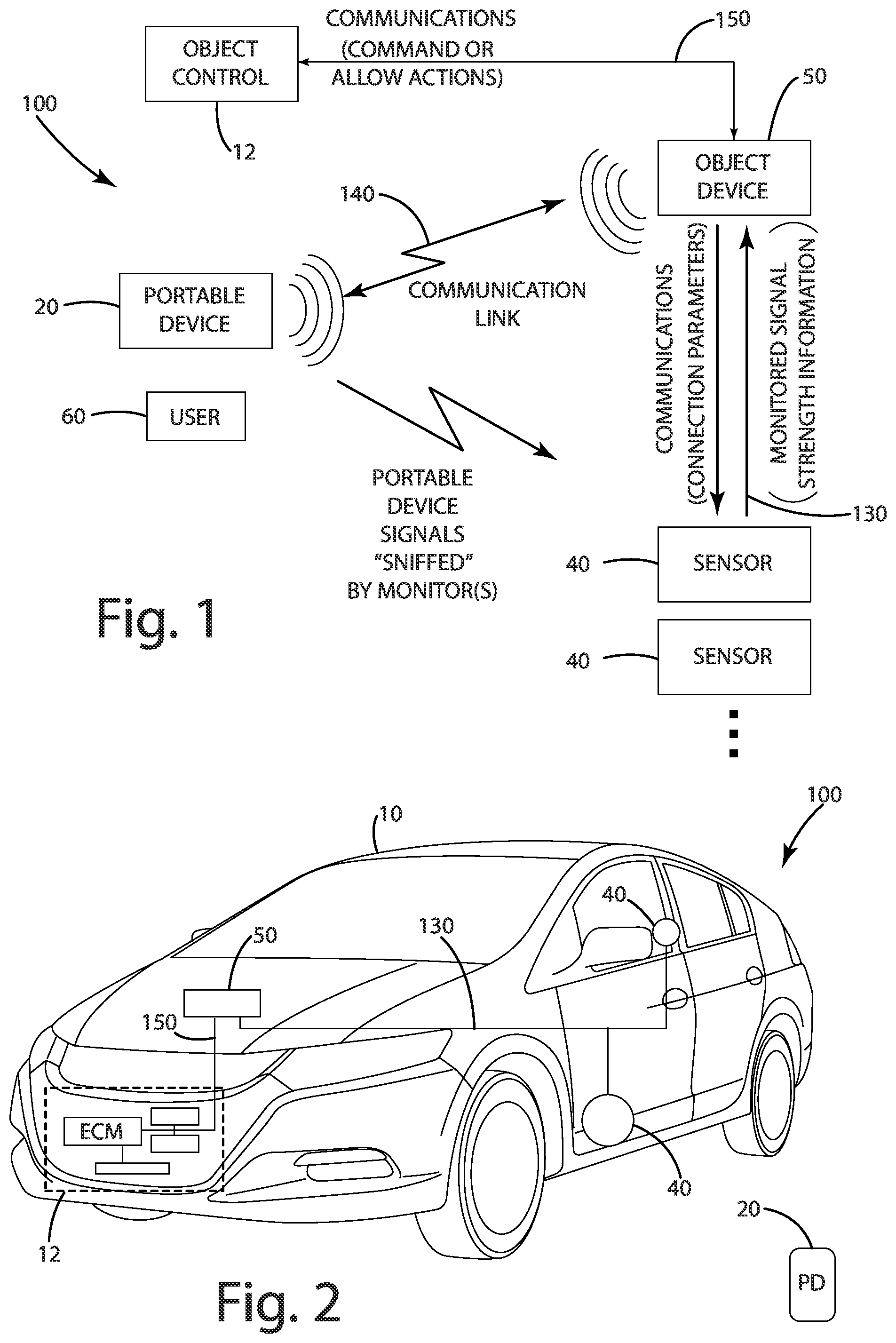Patent US12333454 Figure 1 – System and method of determining real-time location