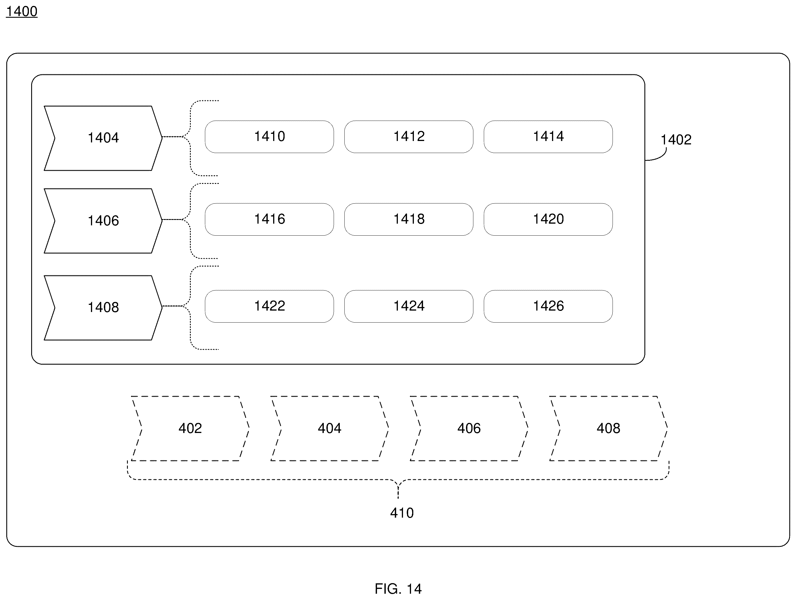 Patent US12333471 Figure 14 – Change management system and method