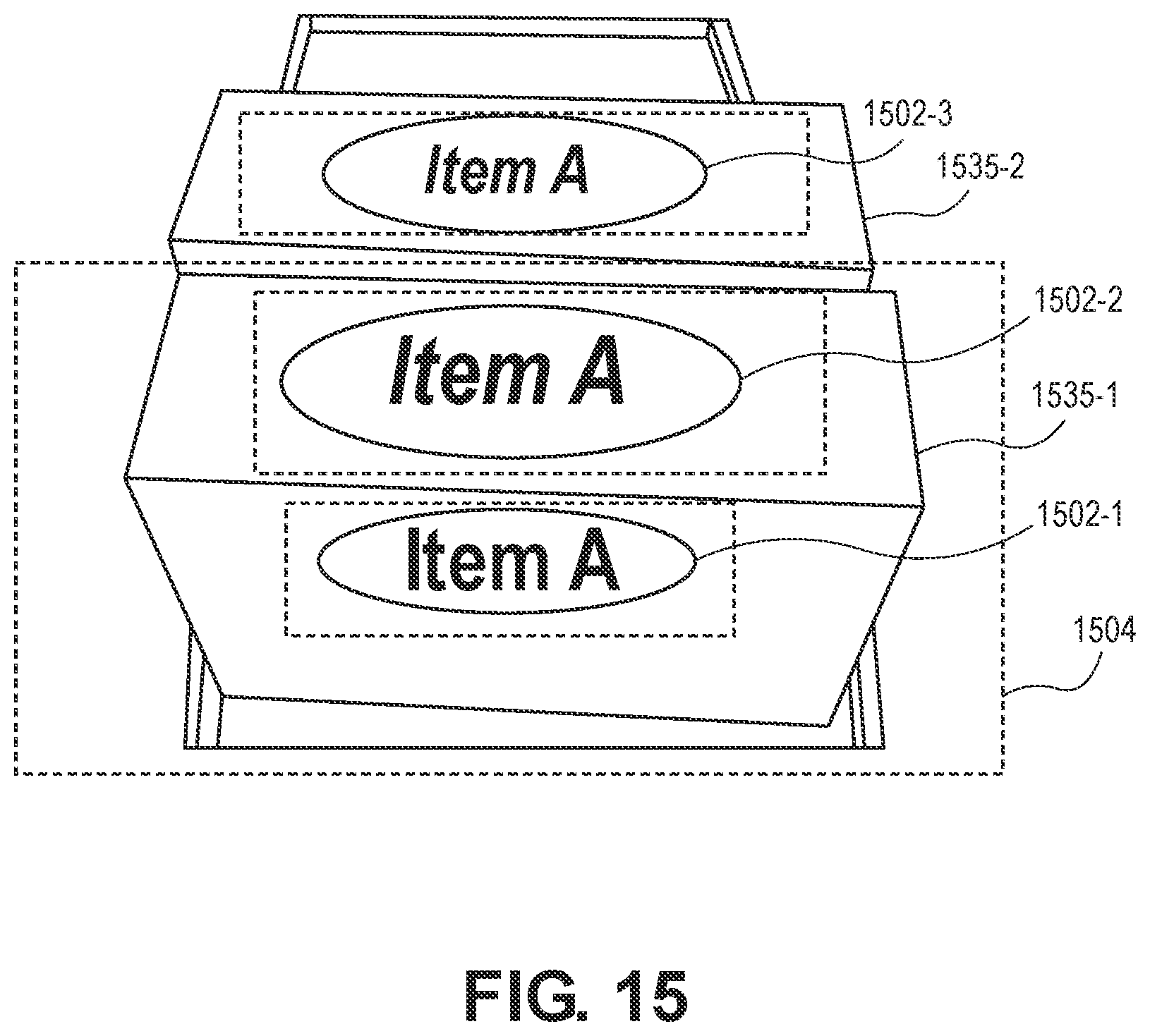Patent US12333491 Figure 15 – Determining inventory changes at an inventory location