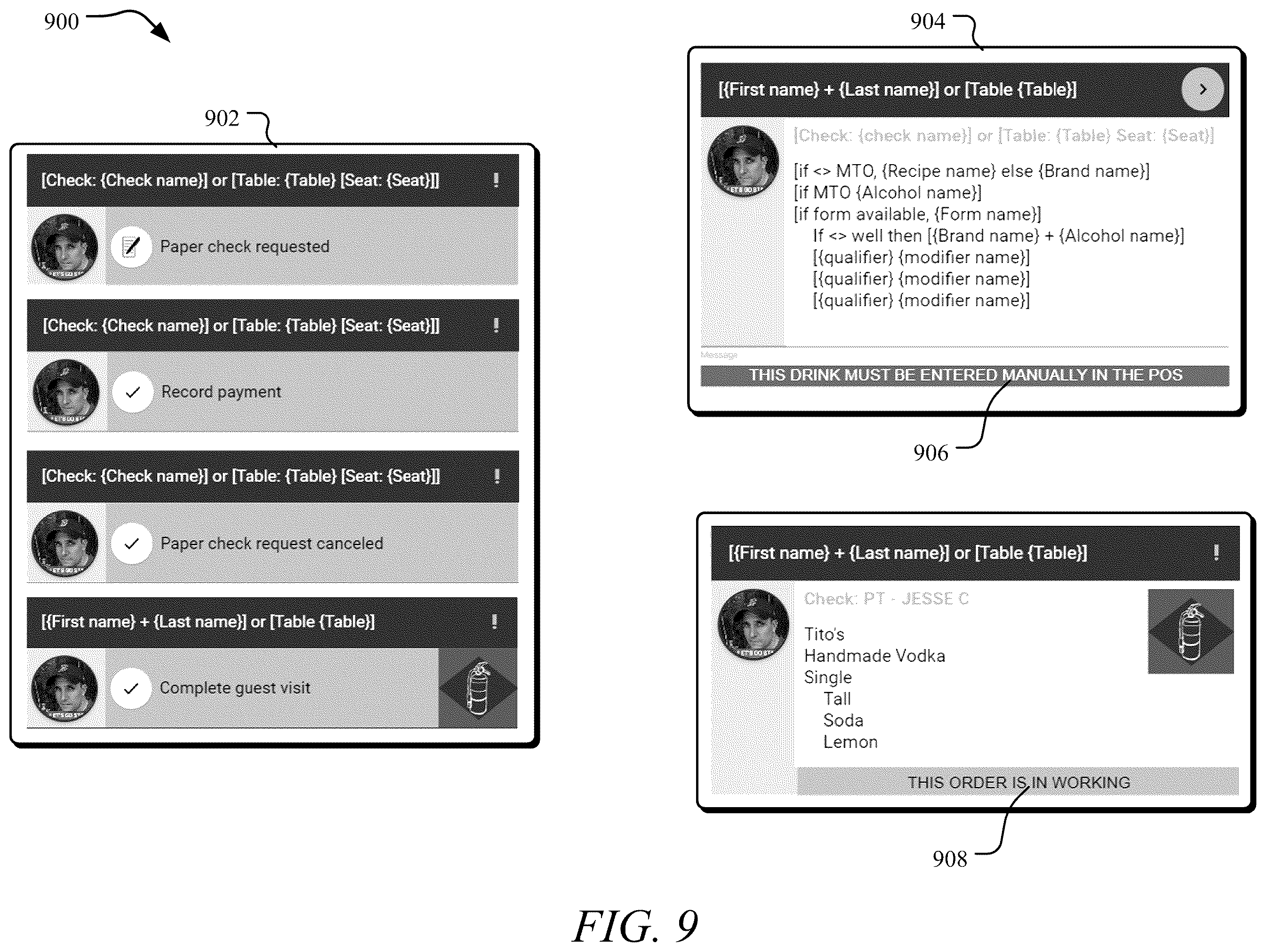 Patent US12333493 Figure 9 – Systems and methods for managing beverage dispatching