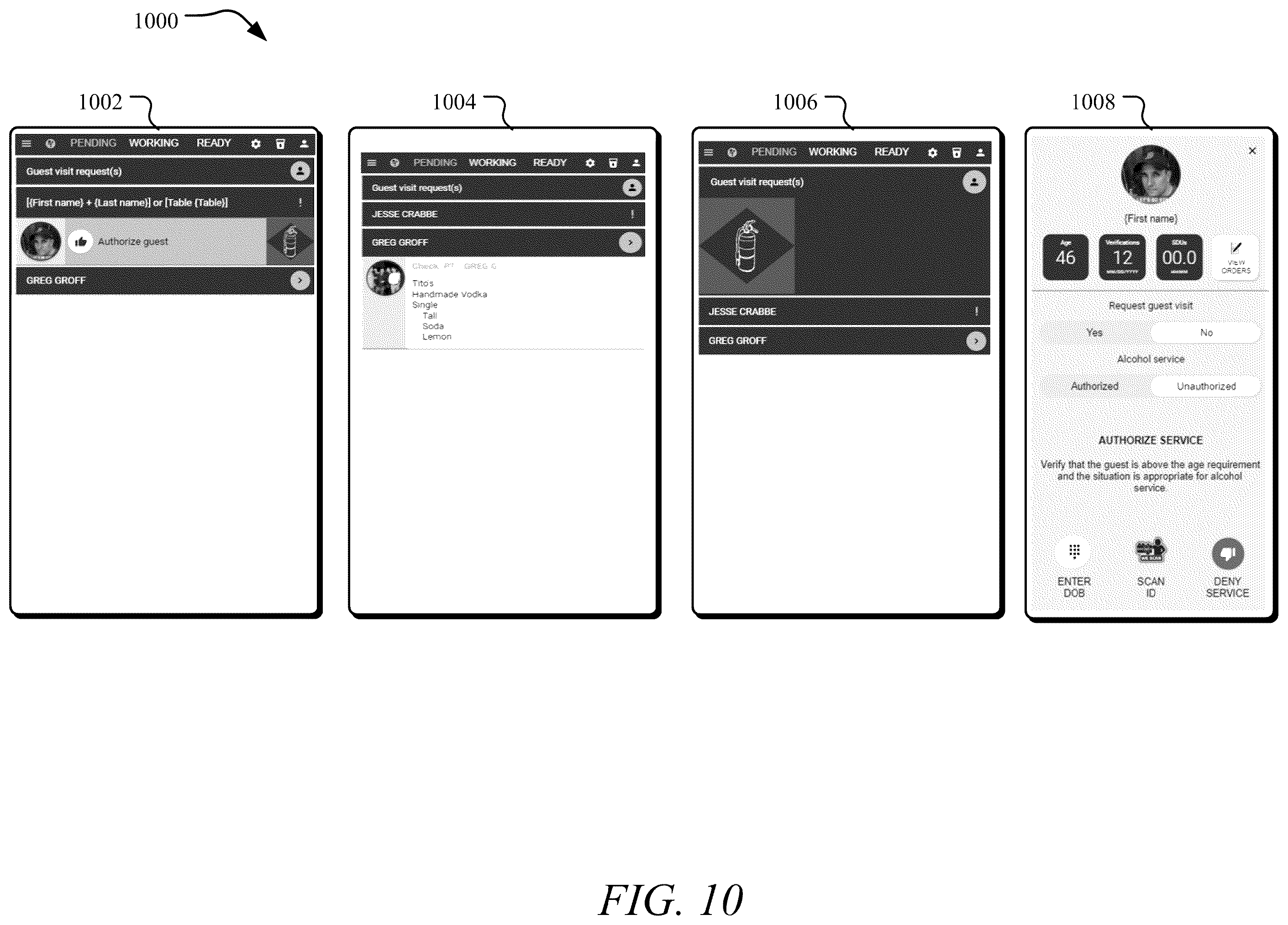 Patent US12333493 Figure 10 – Systems and methods for managing beverage dispatching