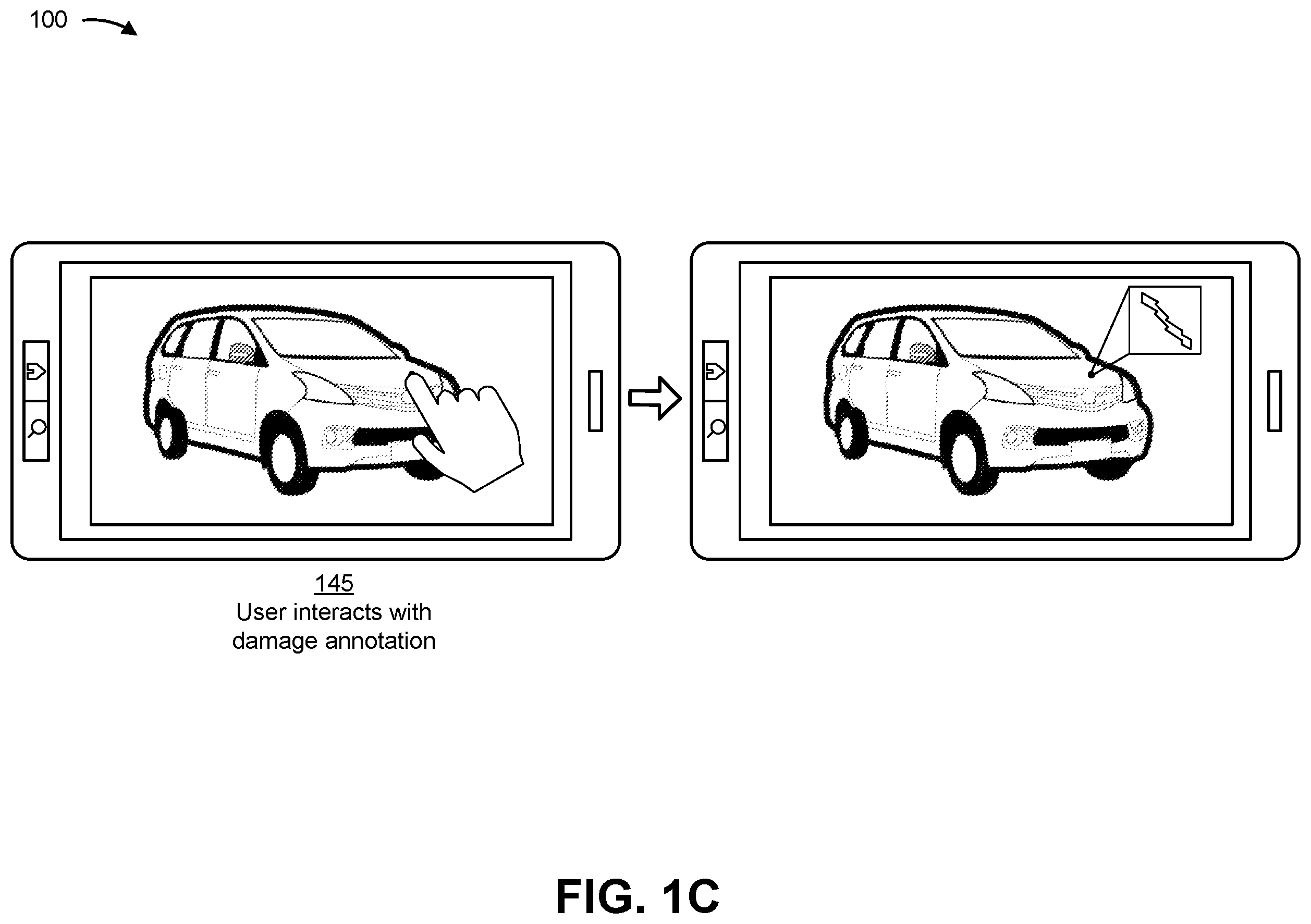 Patent US12333503 Figure 3 – Visualization of damage on images