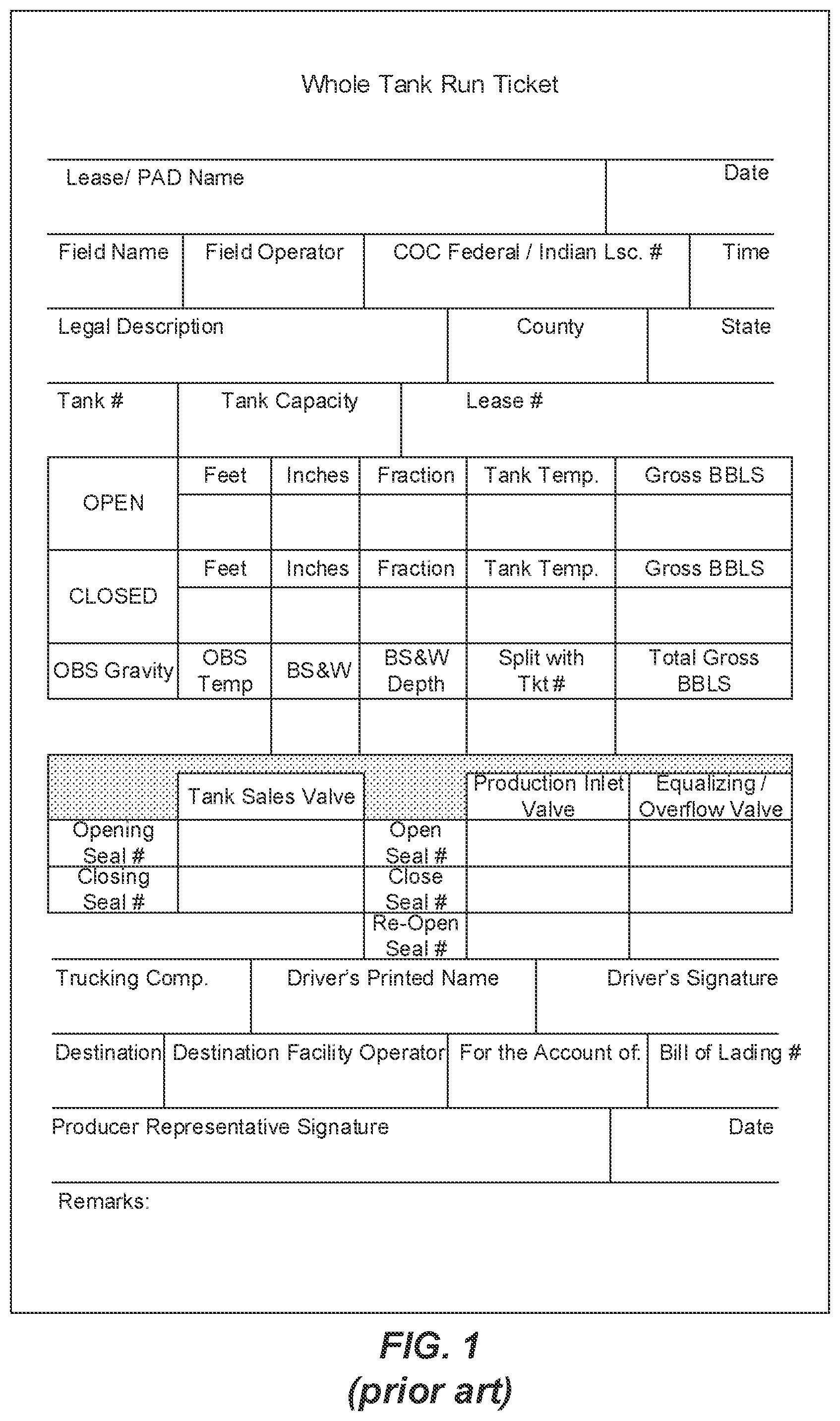 Patent US12333506 Figure 1 – Electronic run ticket