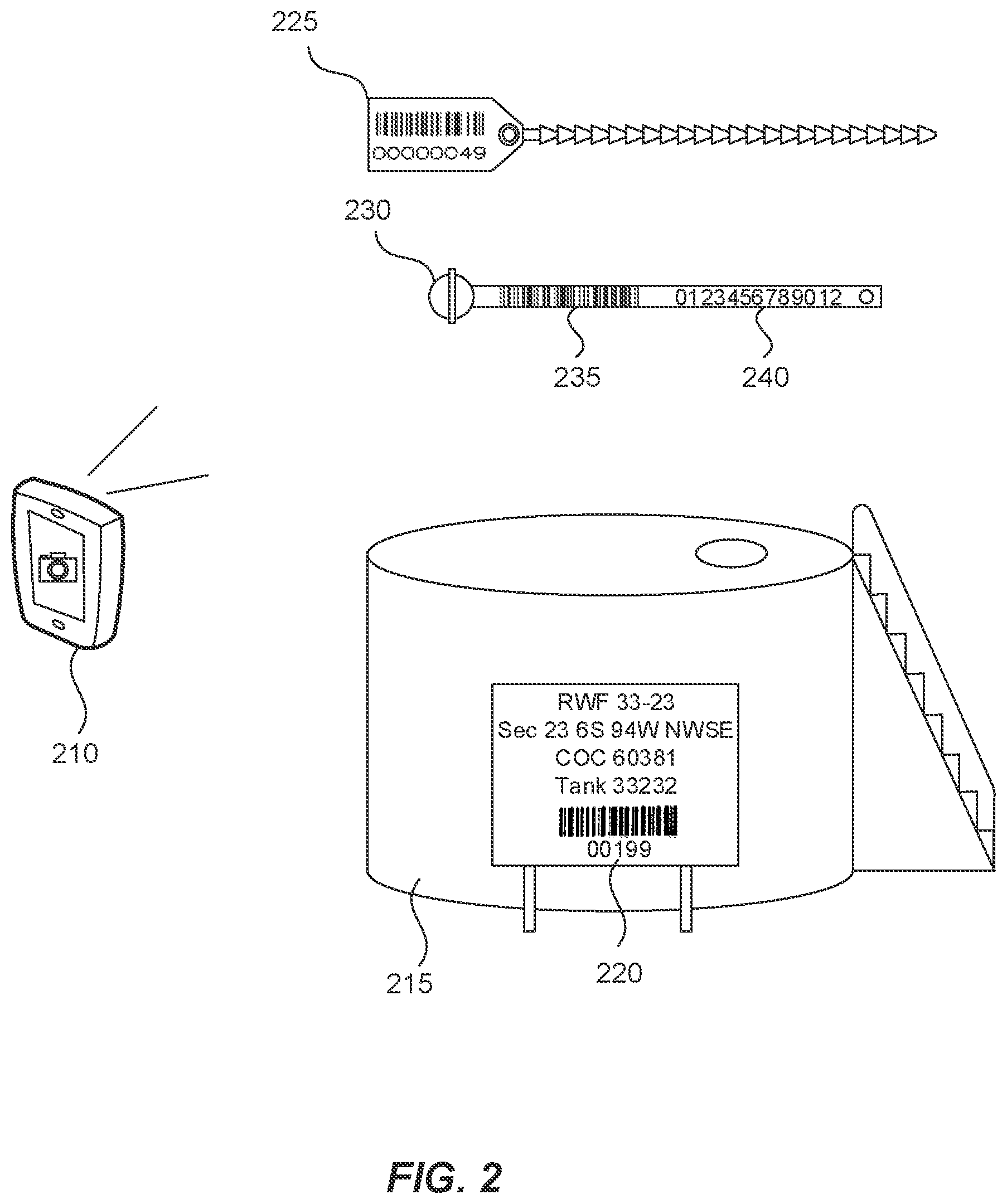 Patent US12333506 Figure 2 – Electronic run ticket