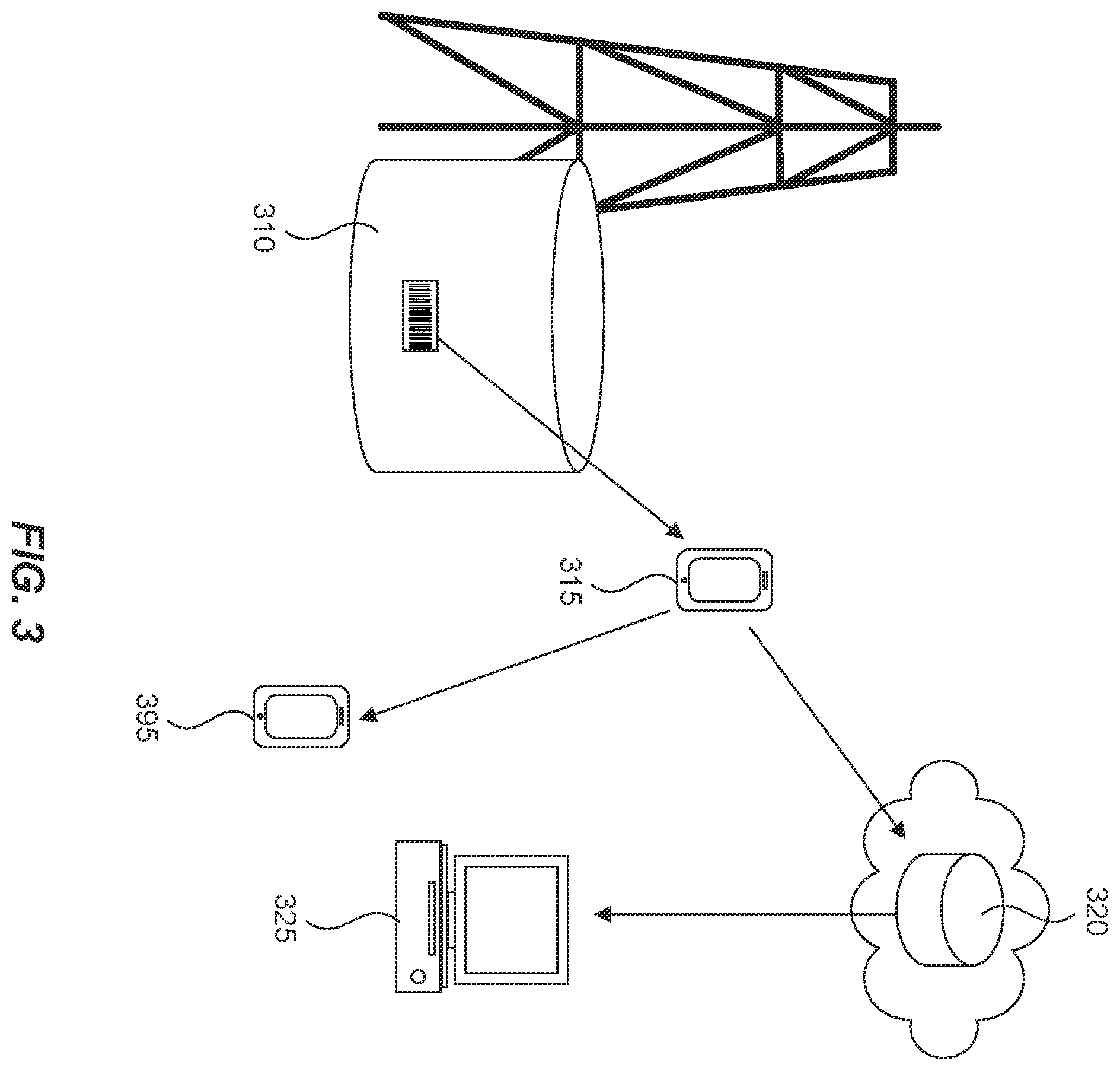 Patent US12333506 Figure 3 – Electronic run ticket